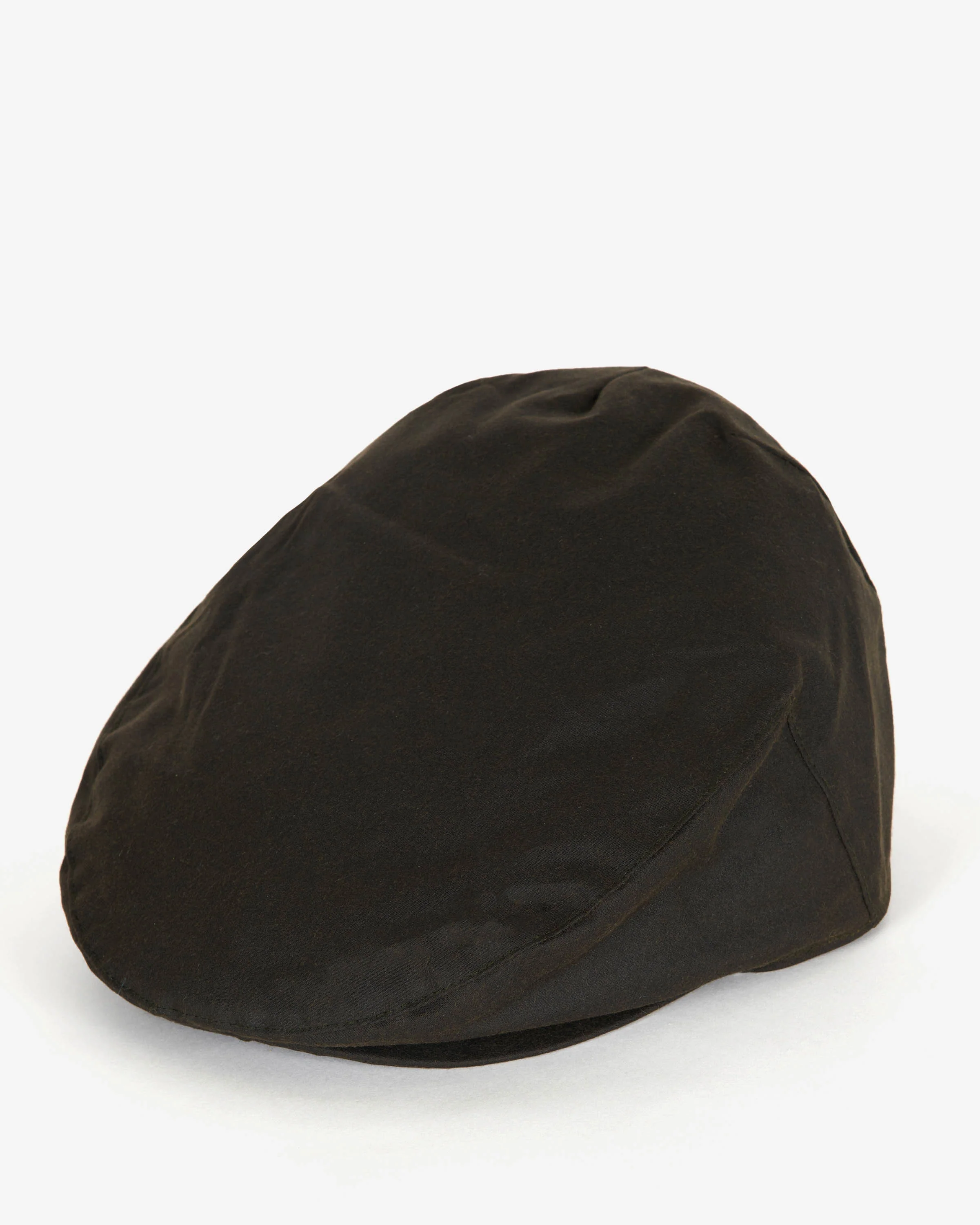 Barbour Mens Wax Flat Cap - Olive