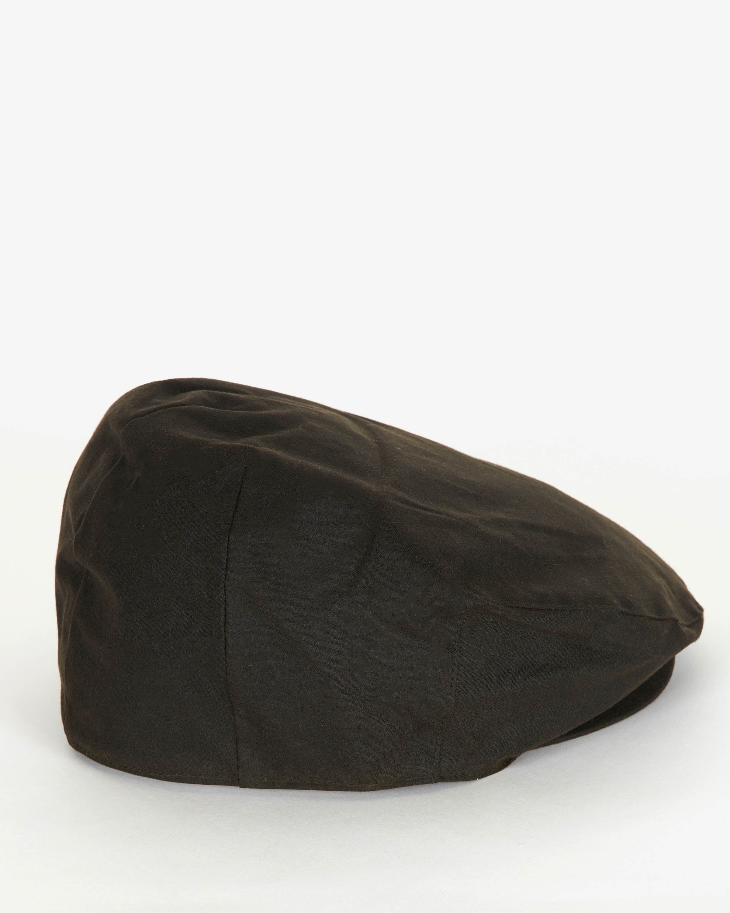 Barbour Mens Wax Flat Cap - Olive - Image 2