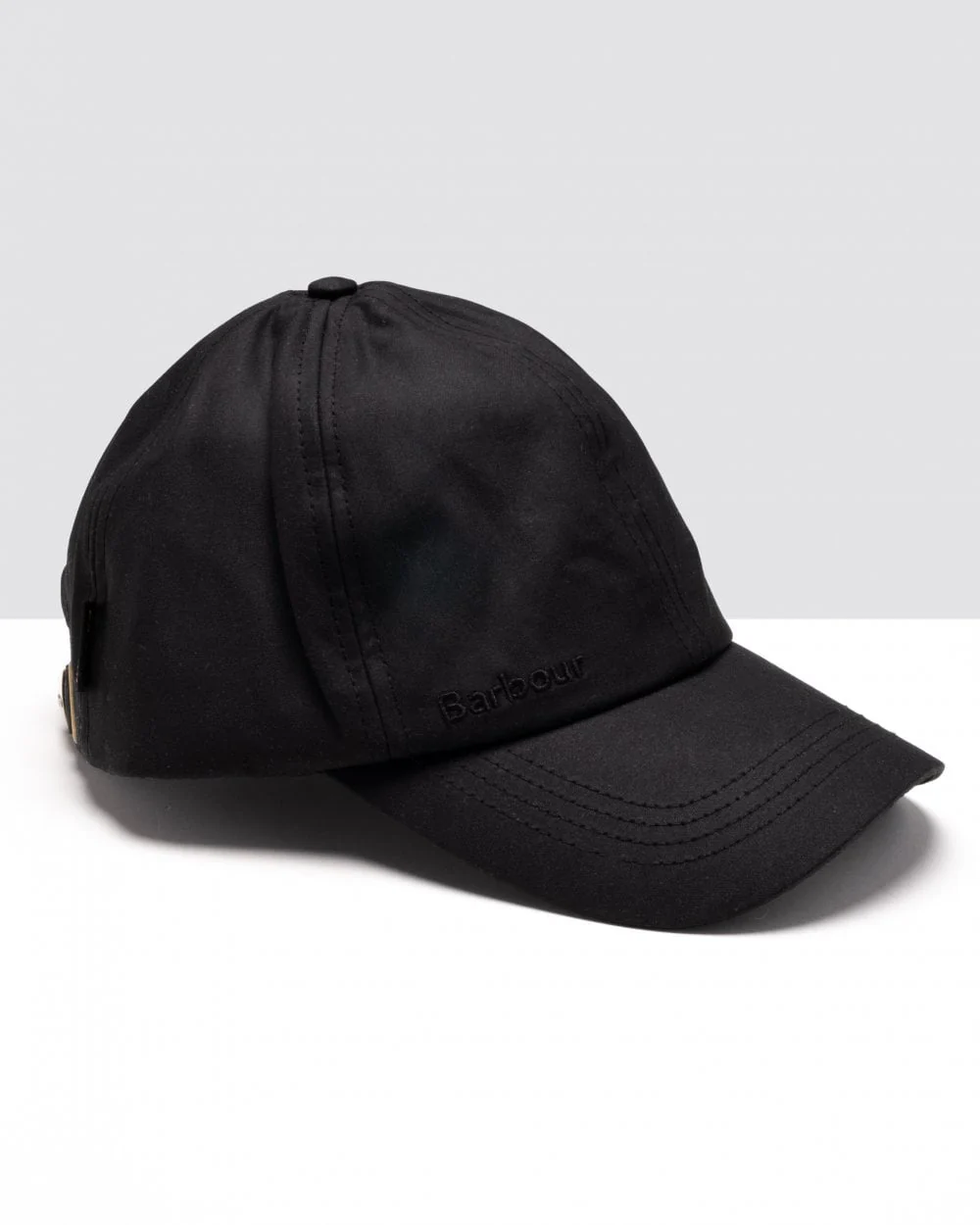 Barbour Mens Wax Sports Cap - Black - Image 2