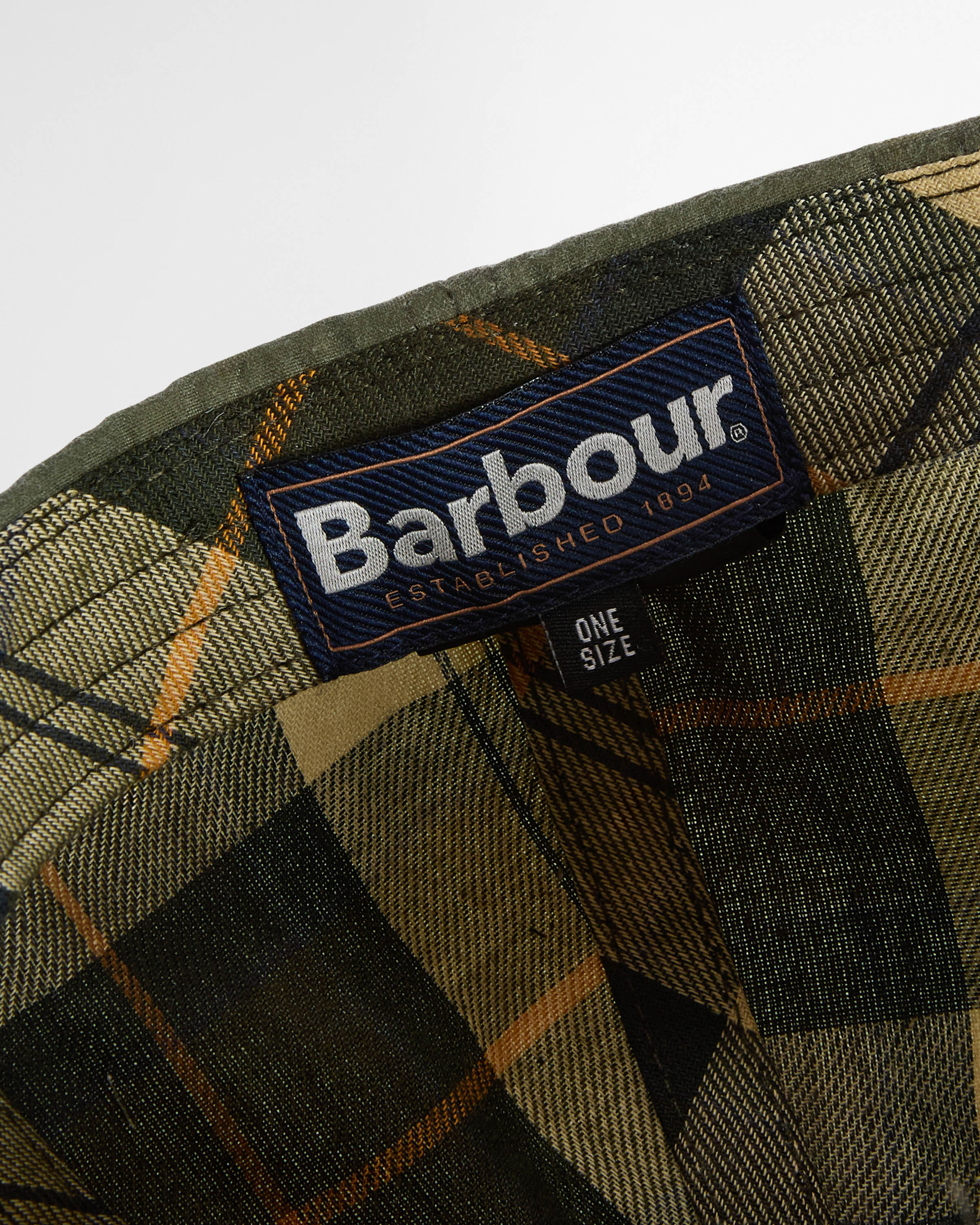 Barbour Mens Wax Sports Cap - Light Moss - Image 2