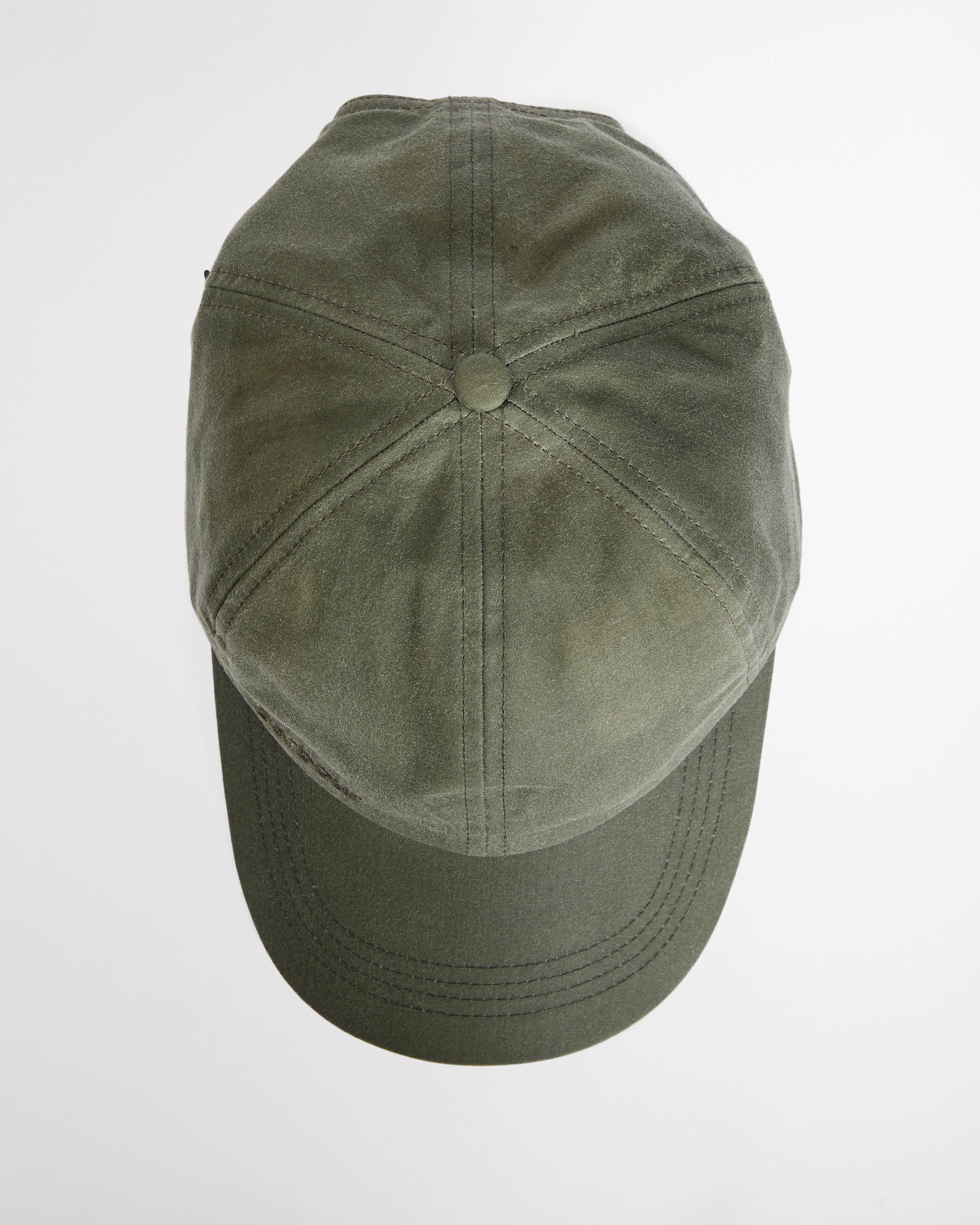 Barbour Mens Wax Sports Cap - Light Moss - Image 4
