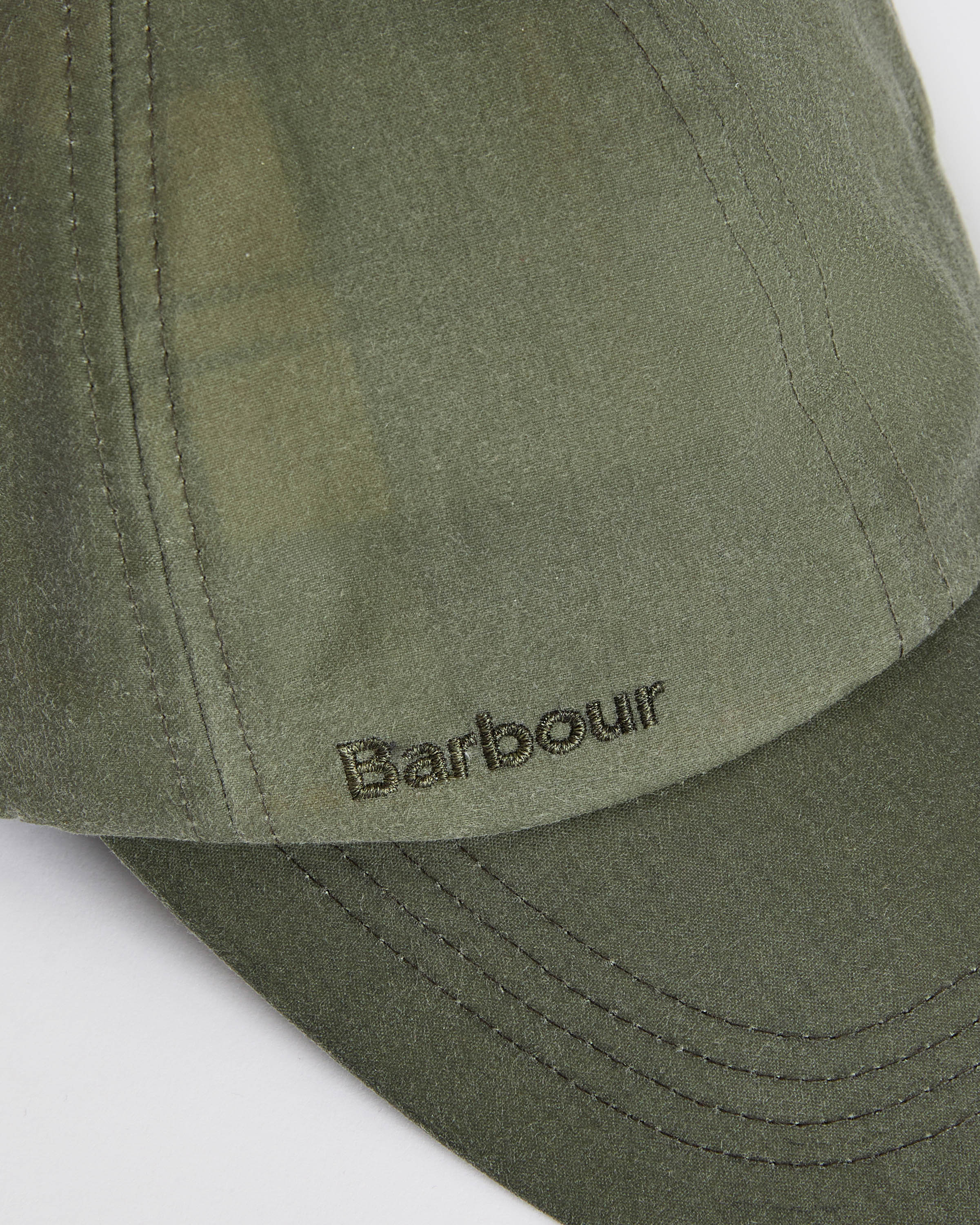 Barbour Mens Wax Sports Cap - Light Moss - Image 5
