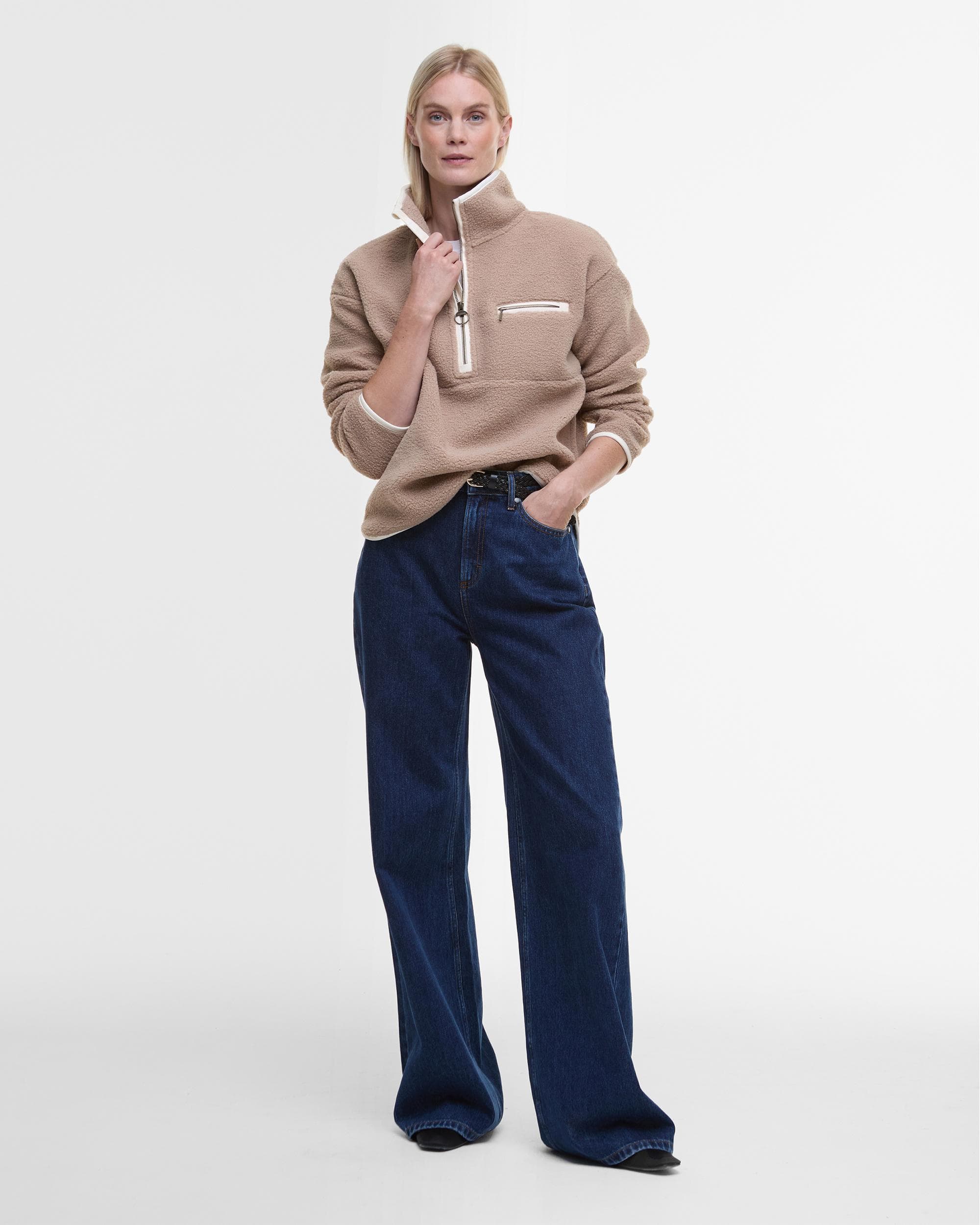 Barbour Mersea Womens Half-Zip Fleece - Image 4