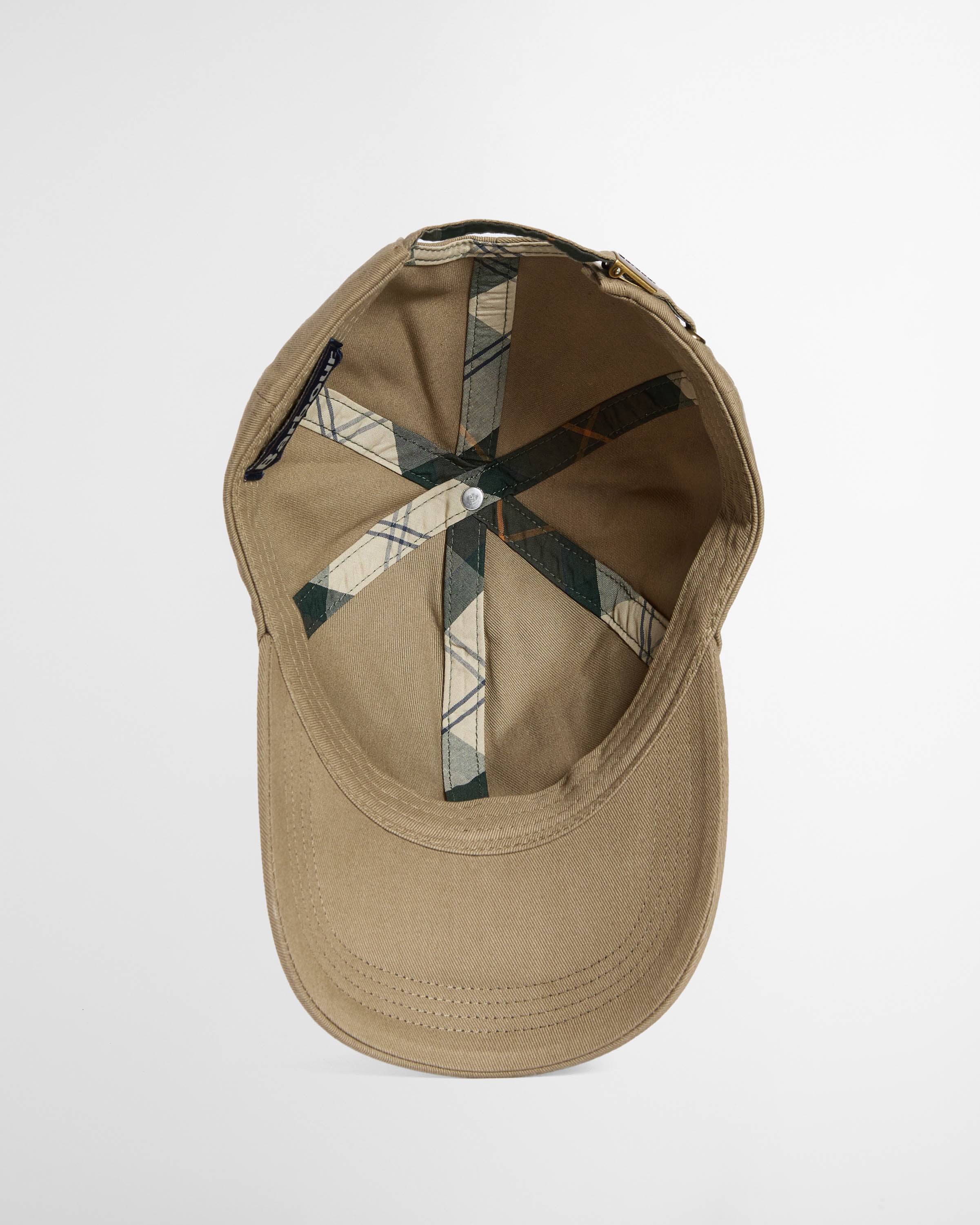 Barbour Milburn Mens Cap Black - Bleached Olive - Image 2