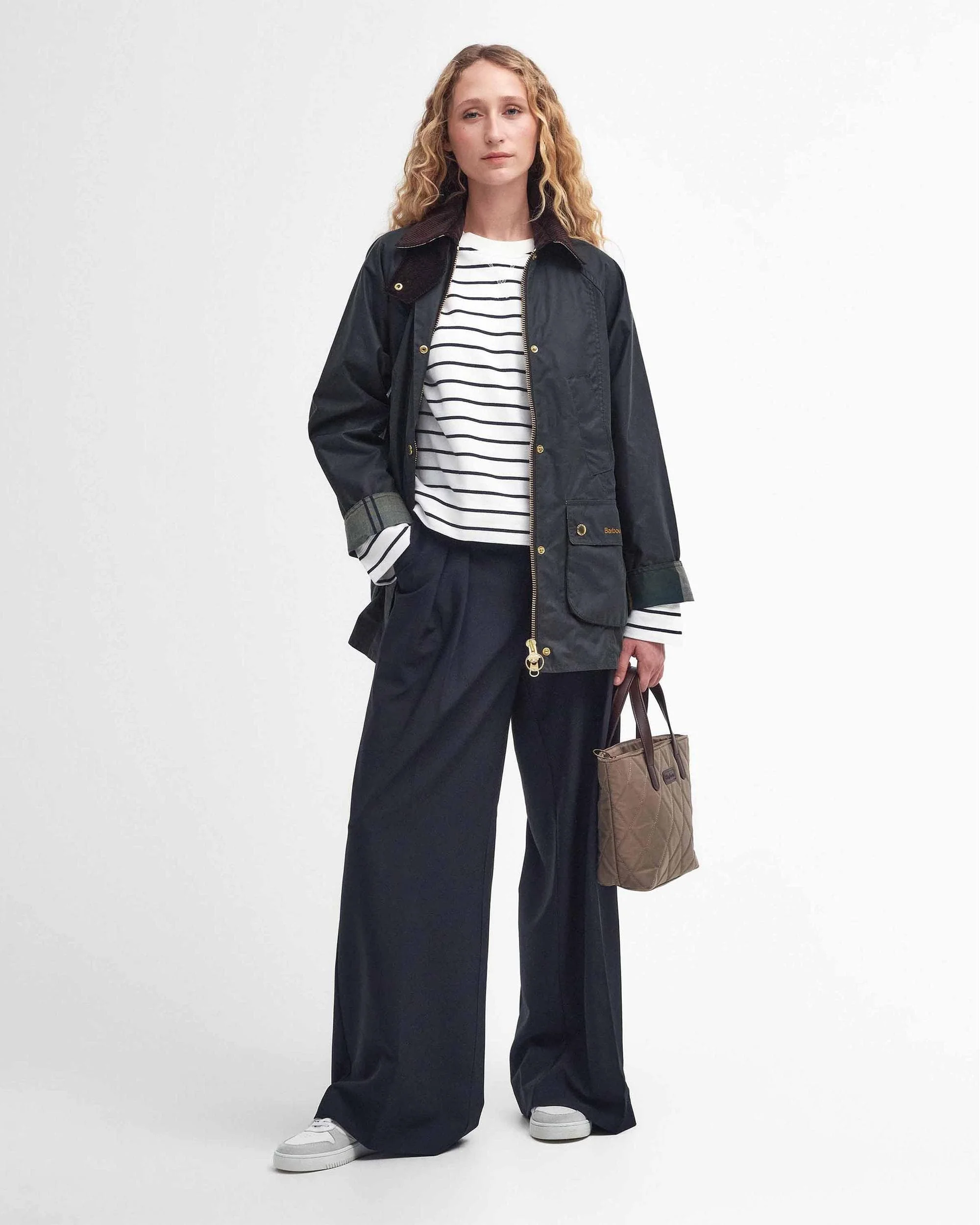 Barbour Modern Beadnell Womens Wax Jacket - Image 3