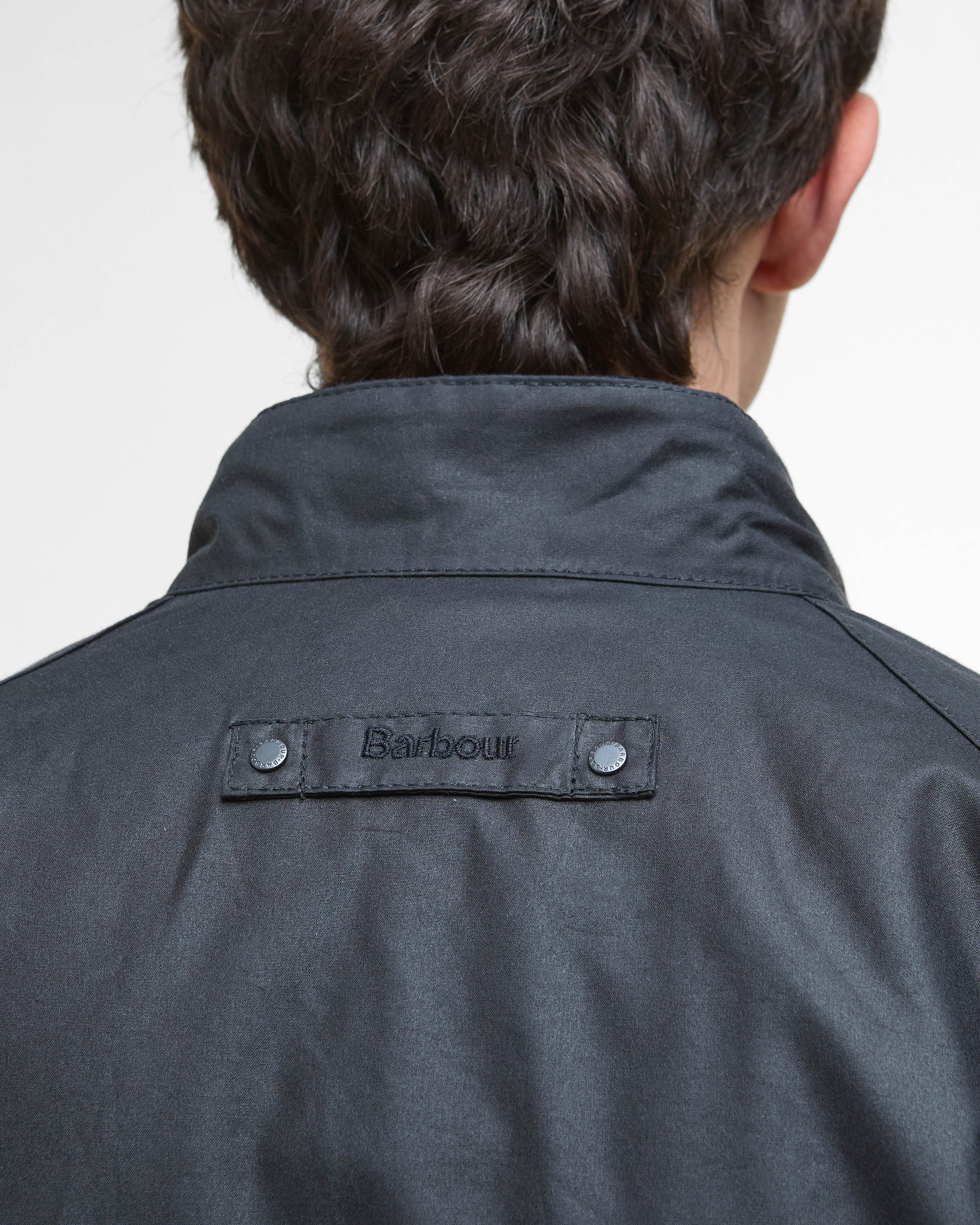 Barbour Modern Royston Mens Wax Jacket - Navy - Image 6