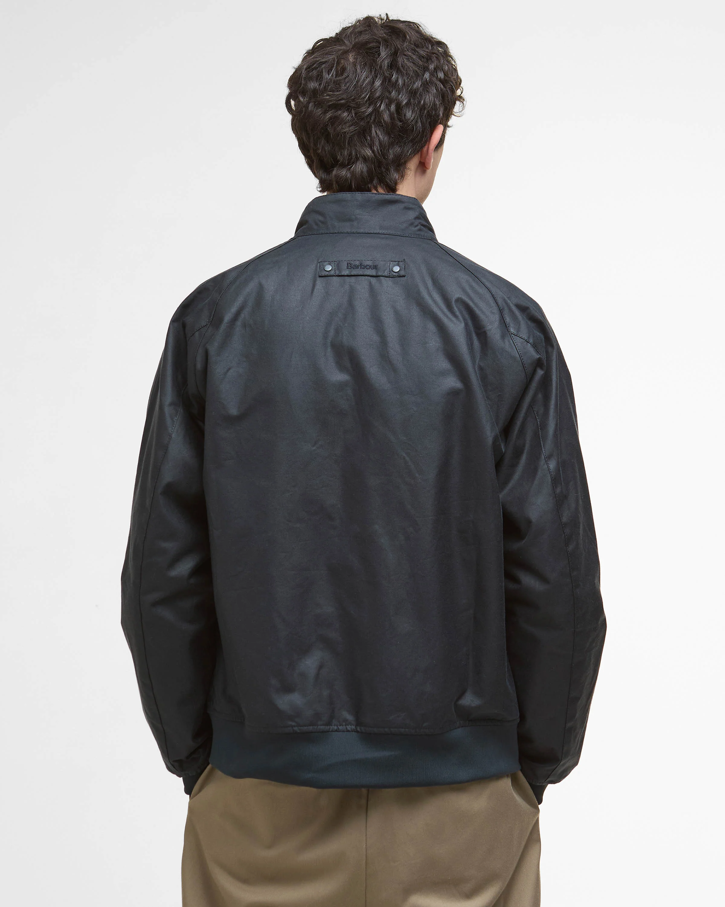 Barbour Modern Royston Mens Wax Jacket - Navy - Image 7