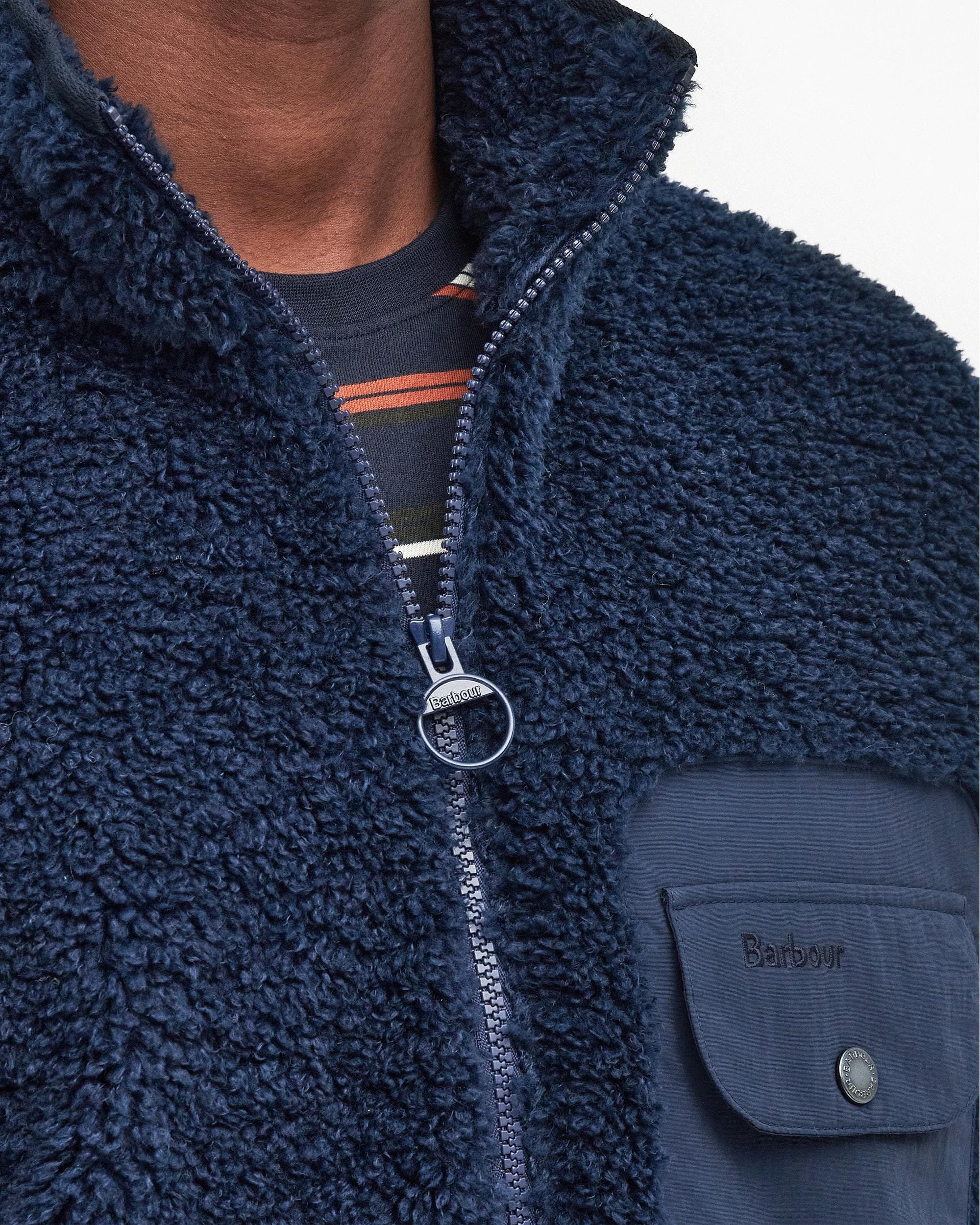 Barbour Moor Mens Fleece Jacket - Image 5