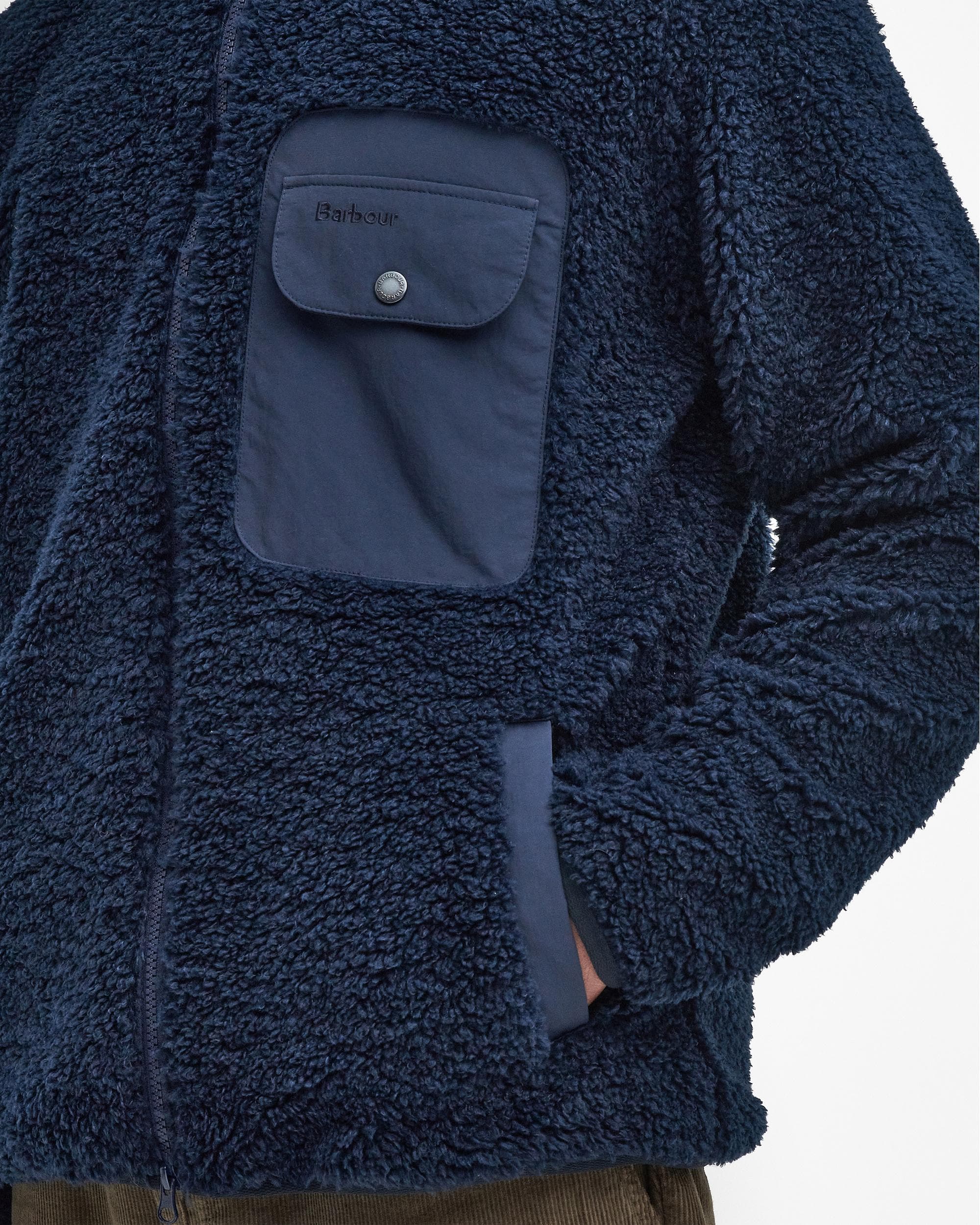 Barbour Moor Mens Fleece Jacket - Image 6