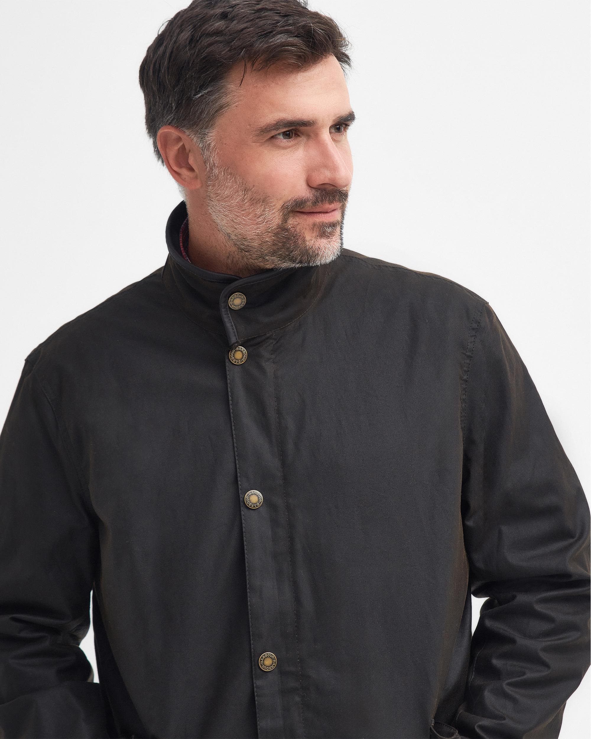 Barbour Mowden Mens Wax Jacket - Image 2