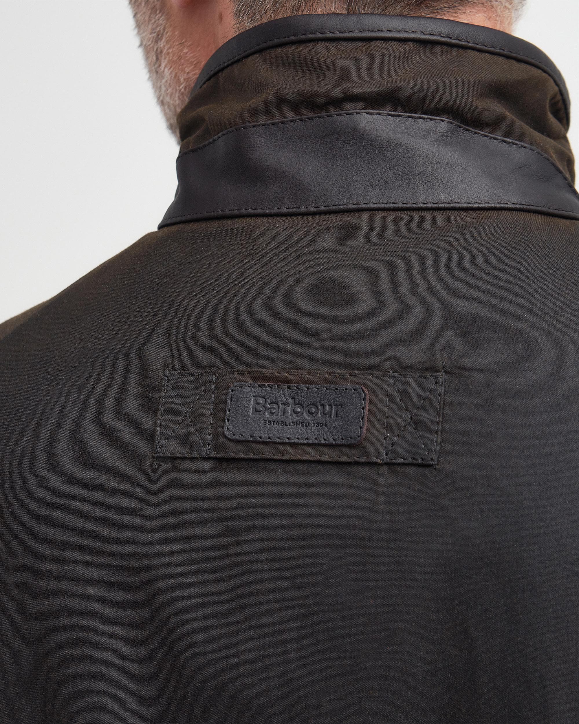 Barbour Mowden Mens Wax Jacket - Image 6