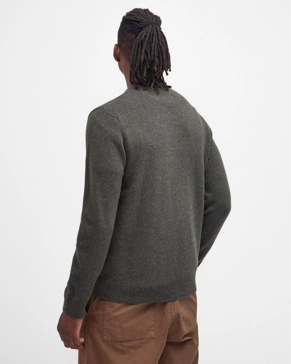 Barbour Nelson Essential V Neck Mens Jumper - Image 4