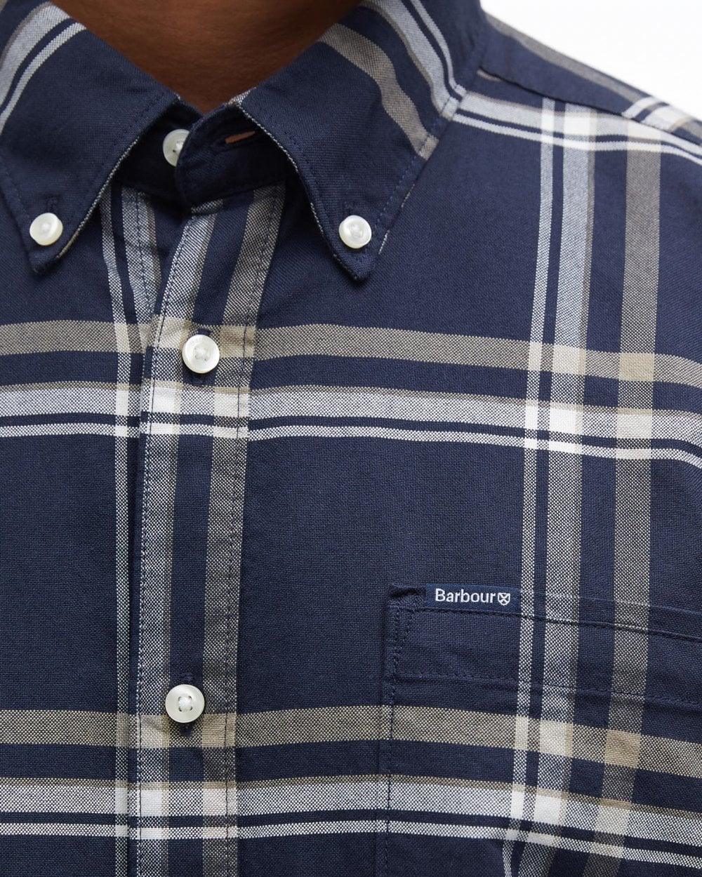 Barbour Nethertown Mens Tailored Fit Check Shirt - Image 5
