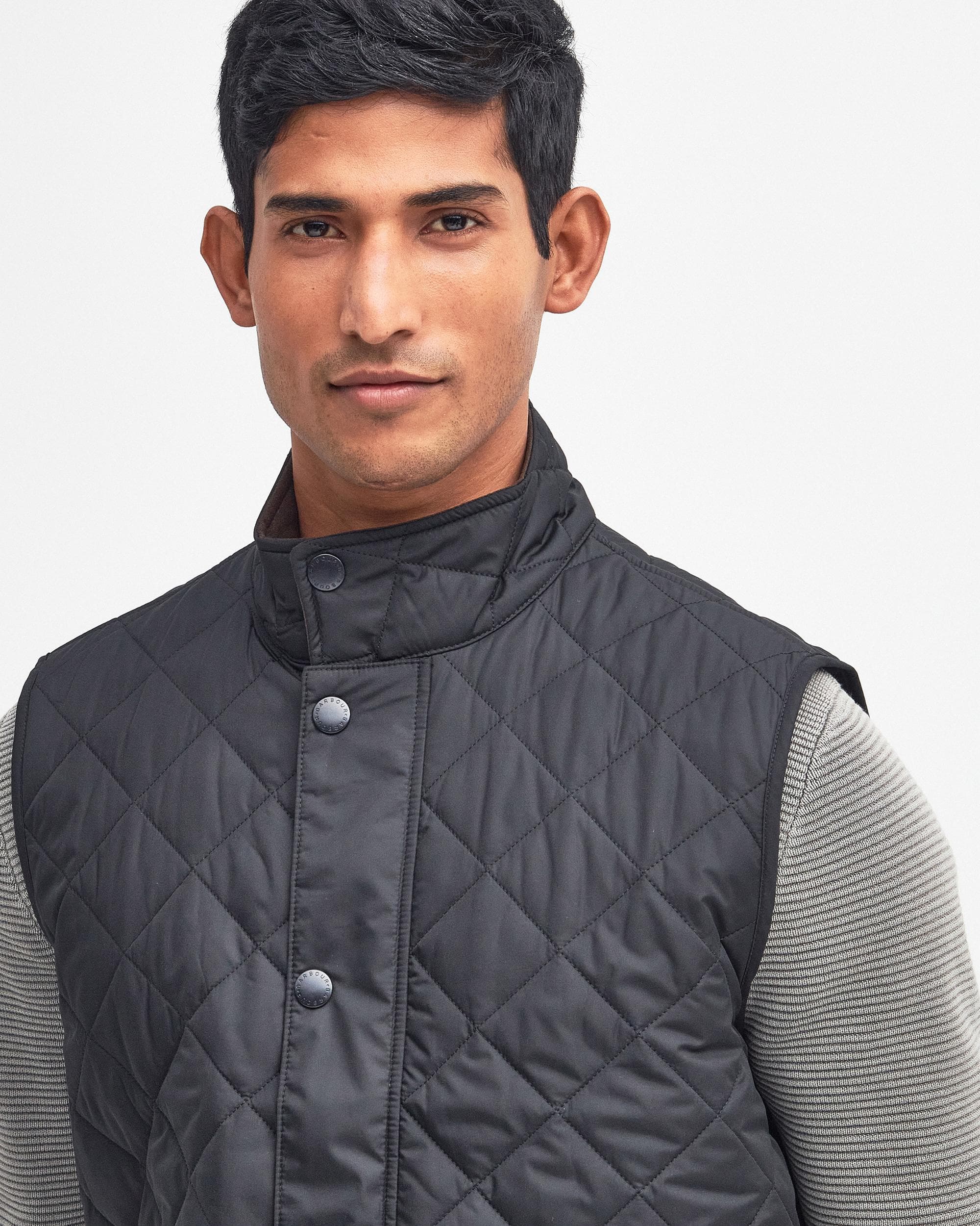 Barbour New Lowerdale Mens Gilet - Navy - Image 2