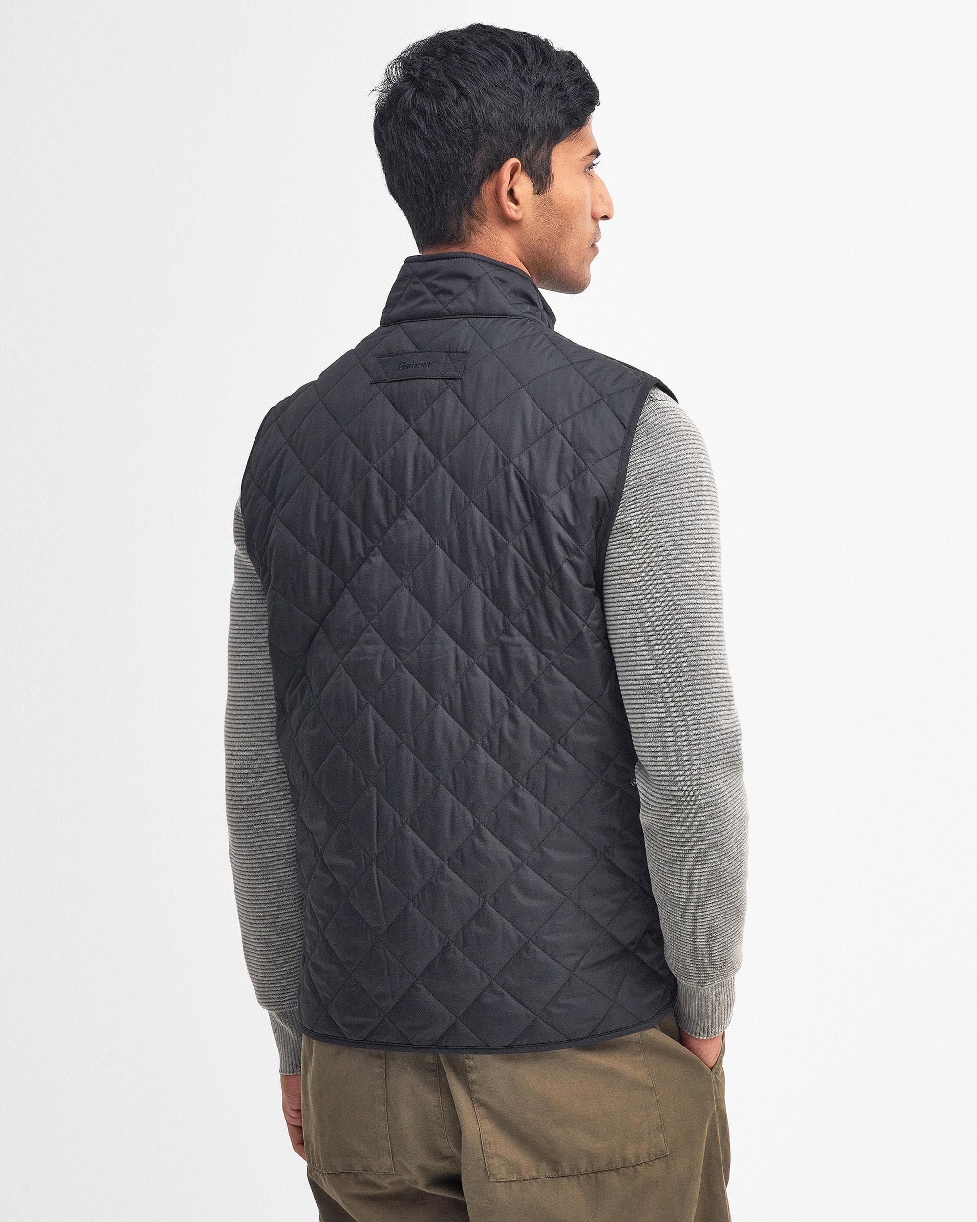Barbour New Lowerdale Mens Gilet - Navy - Image 5