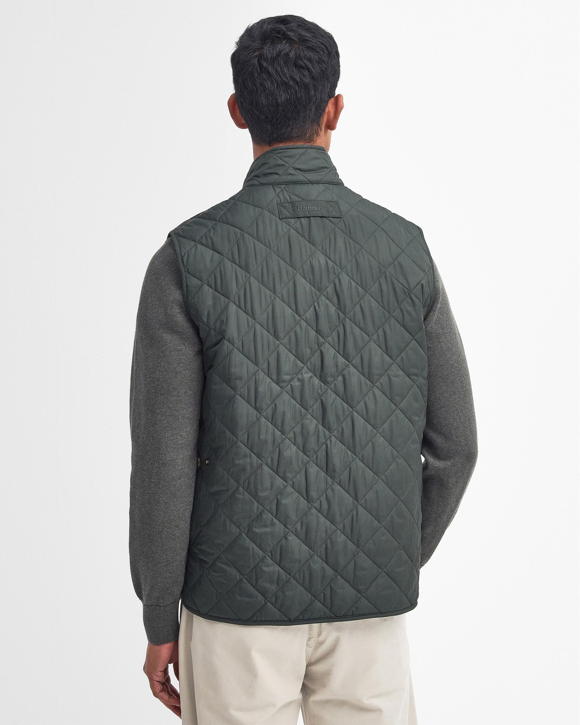 Barbour New Lowerdale Mens Gilet - Sage - Image 5