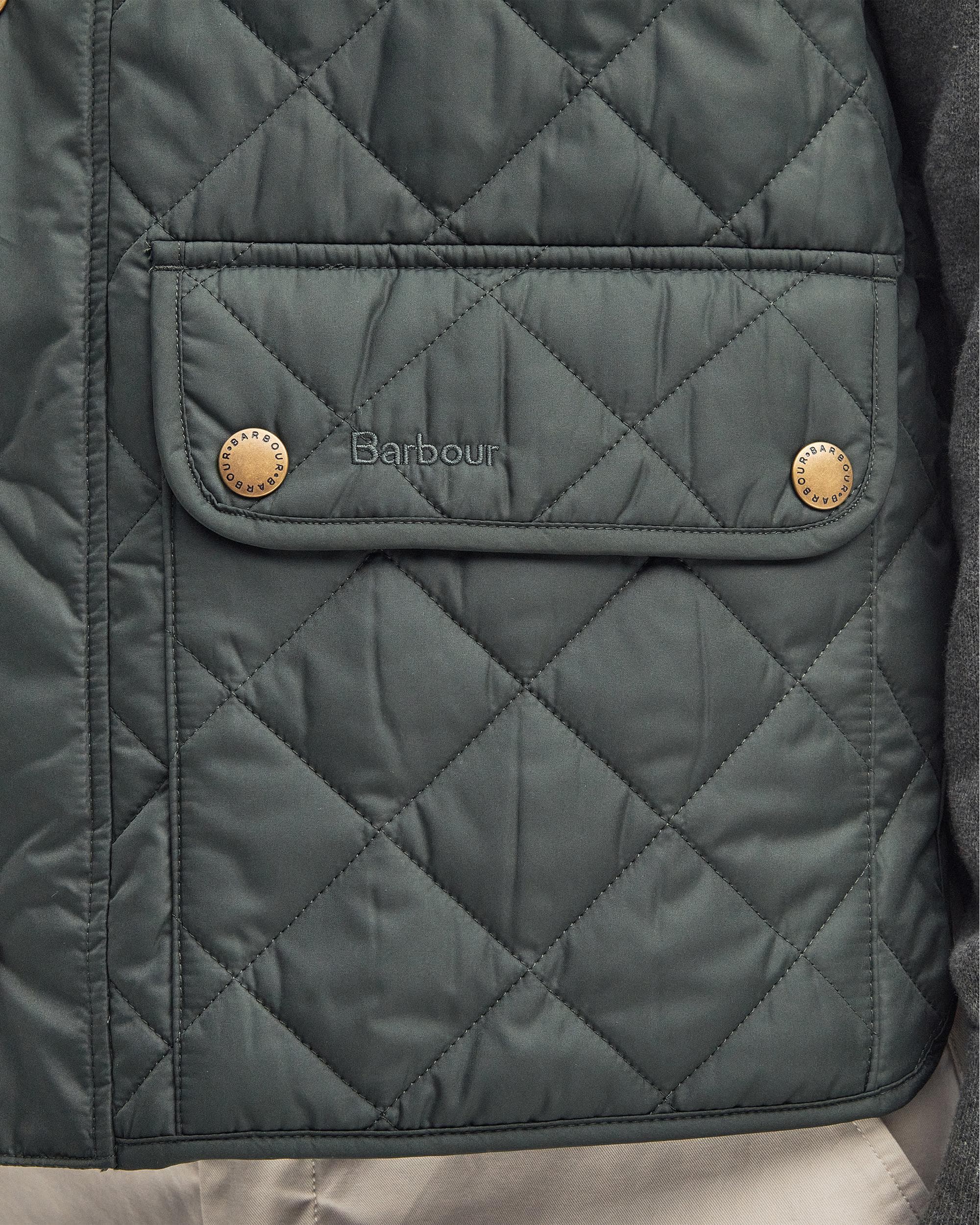 Barbour New Lowerdale Mens Gilet - Sage - Image 6