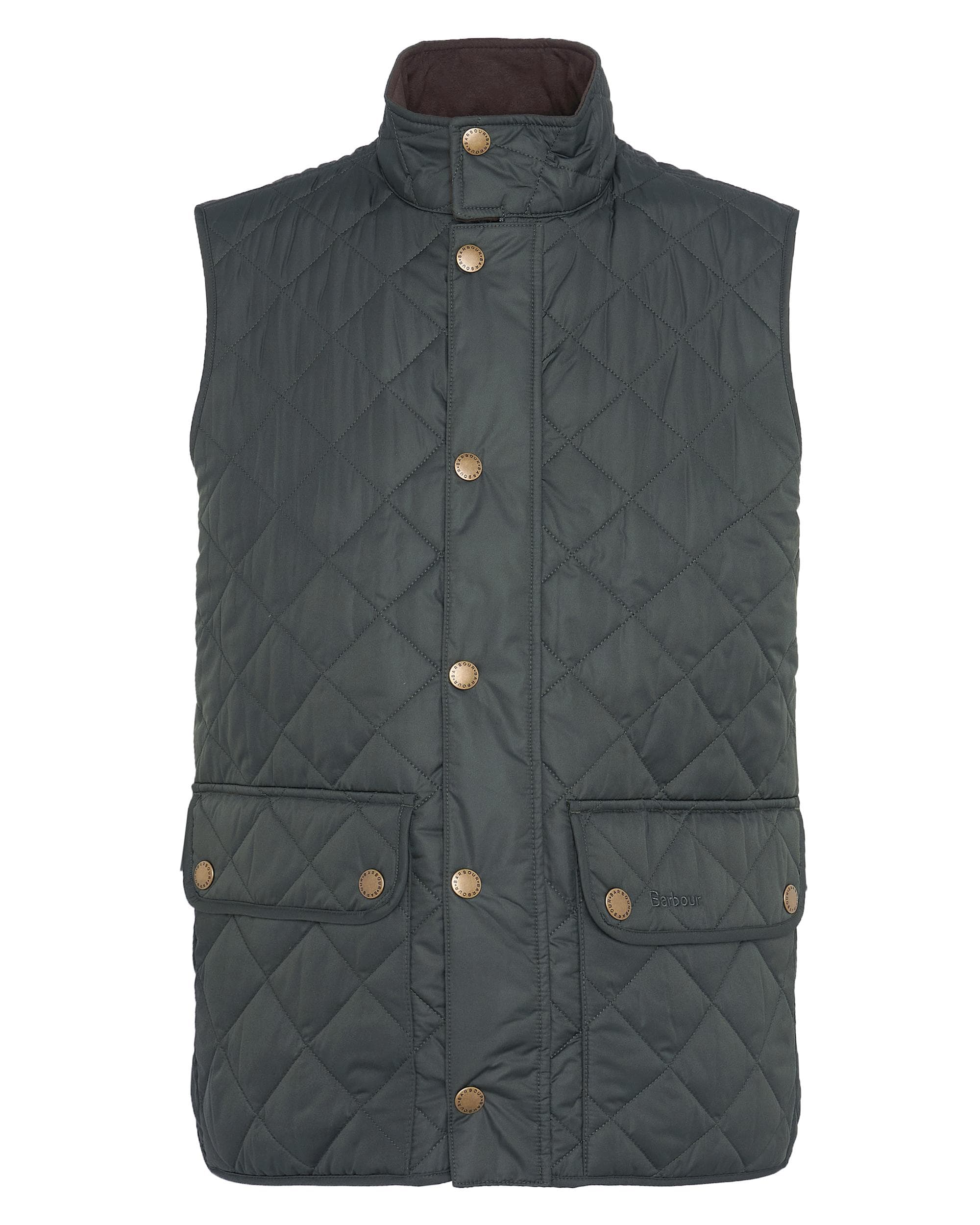 Barbour New Lowerdale Mens Gilet - Sage - Image 9