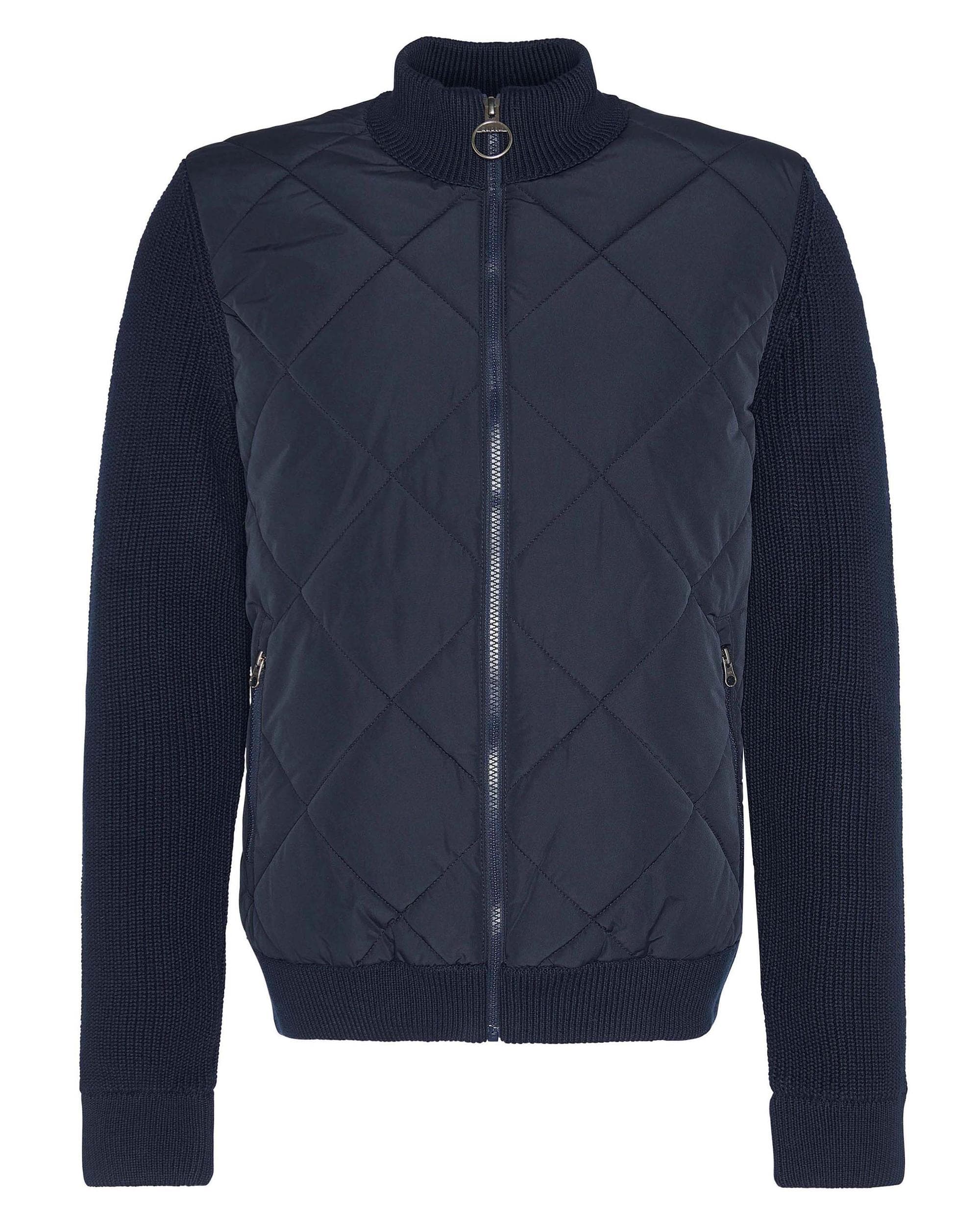 Barbour Newland Mens Zip Through Knitted Jumper - Image 9