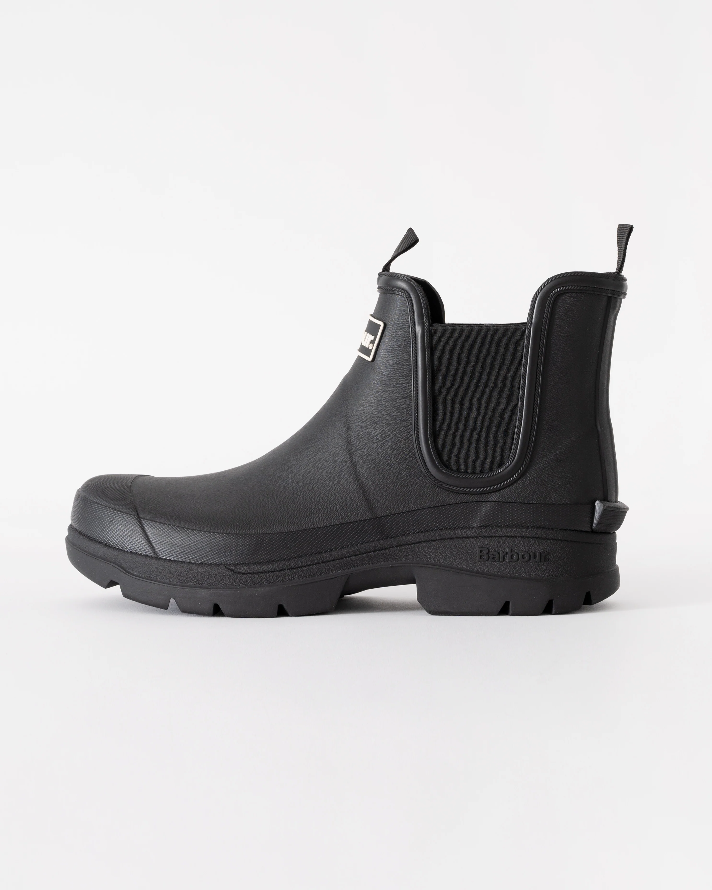 Barbour Nimbus Chelsea Style Mens Wellingtons - Black - Image 2
