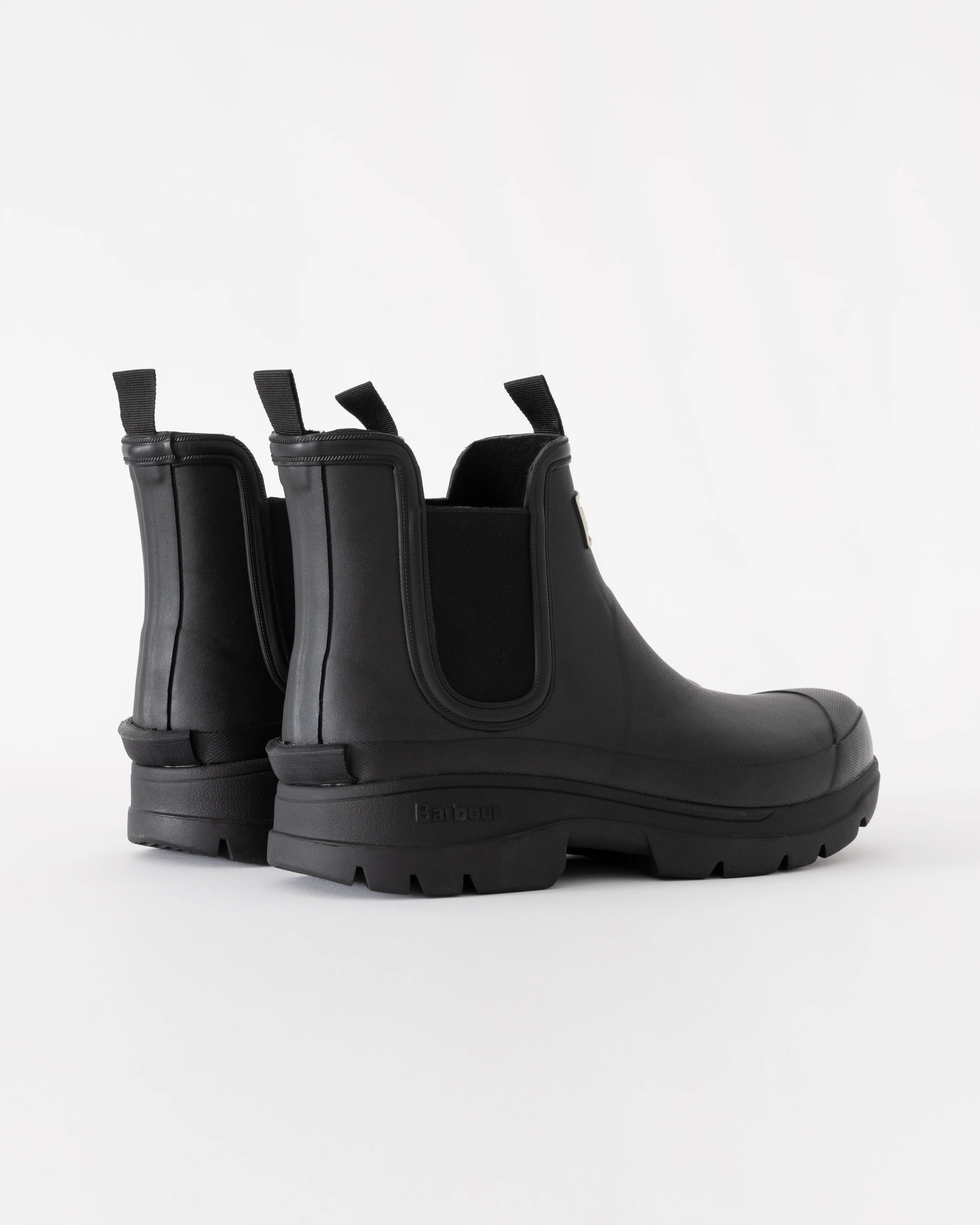 Barbour Nimbus Chelsea Style Mens Wellingtons - Black - Image 4
