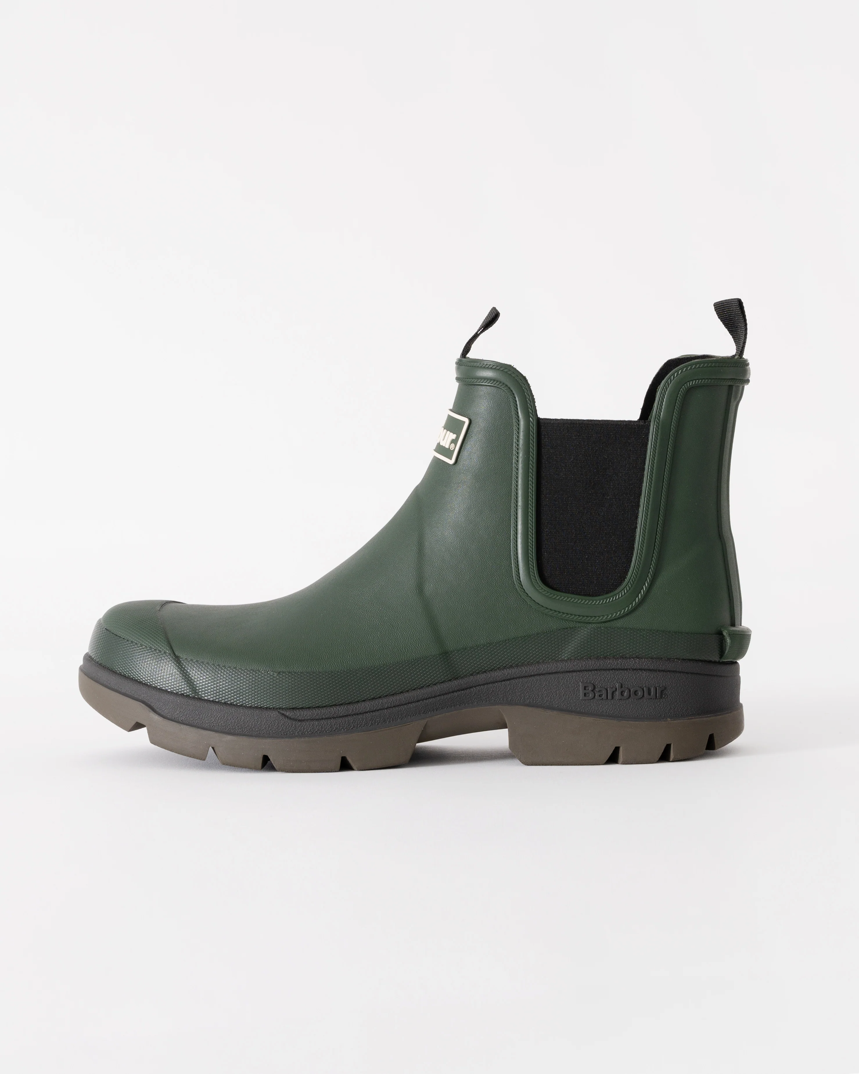 Barbour Nimbus Chelsea Style Mens Wellingtons - Olive - Image 2