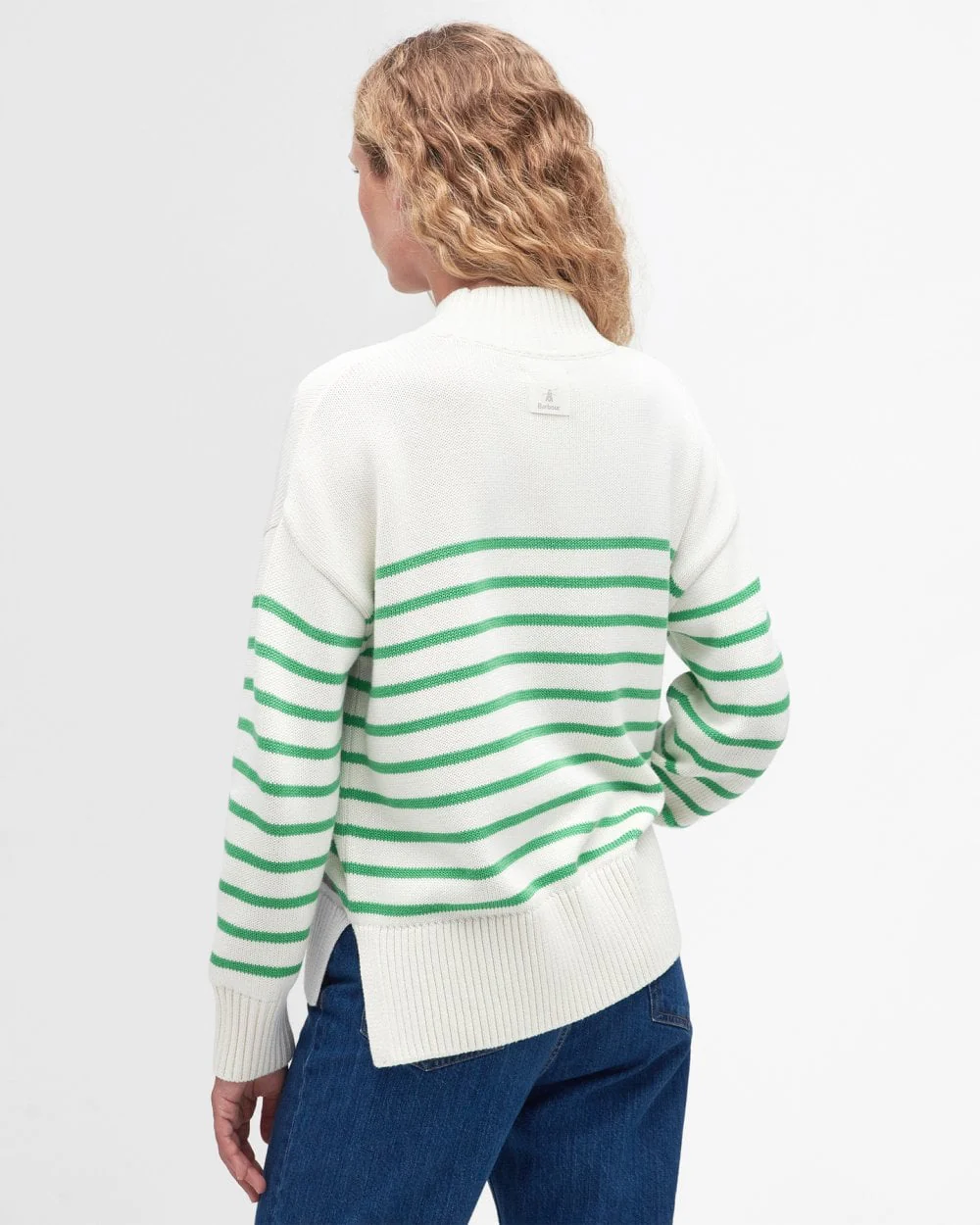 Barbour Oakfield Womens Funnel Neck Jumper - Image 4