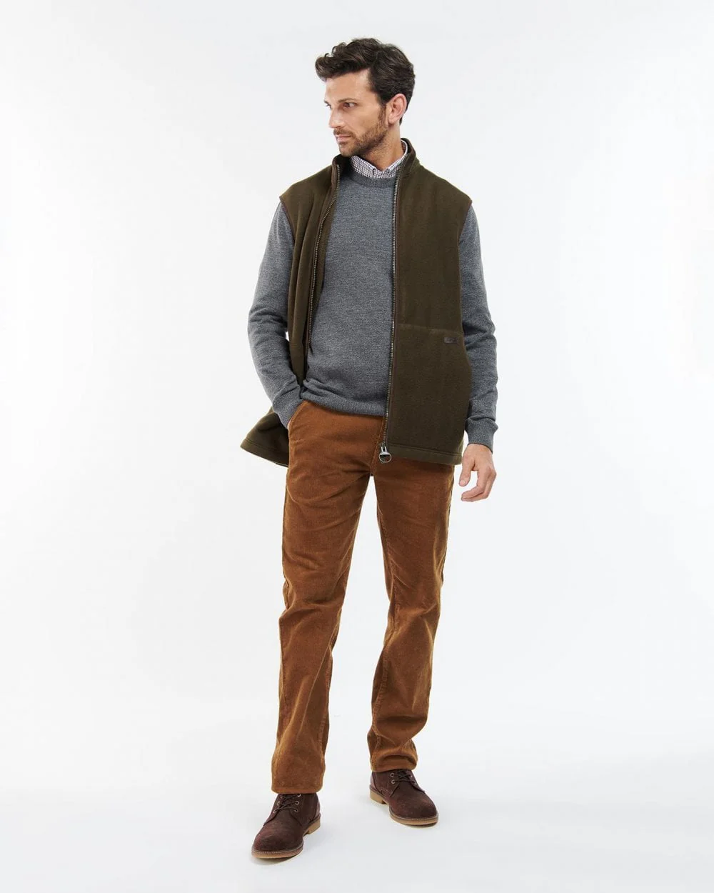 Barbour Oakmoor Mens Fleece Gilet - Image 3