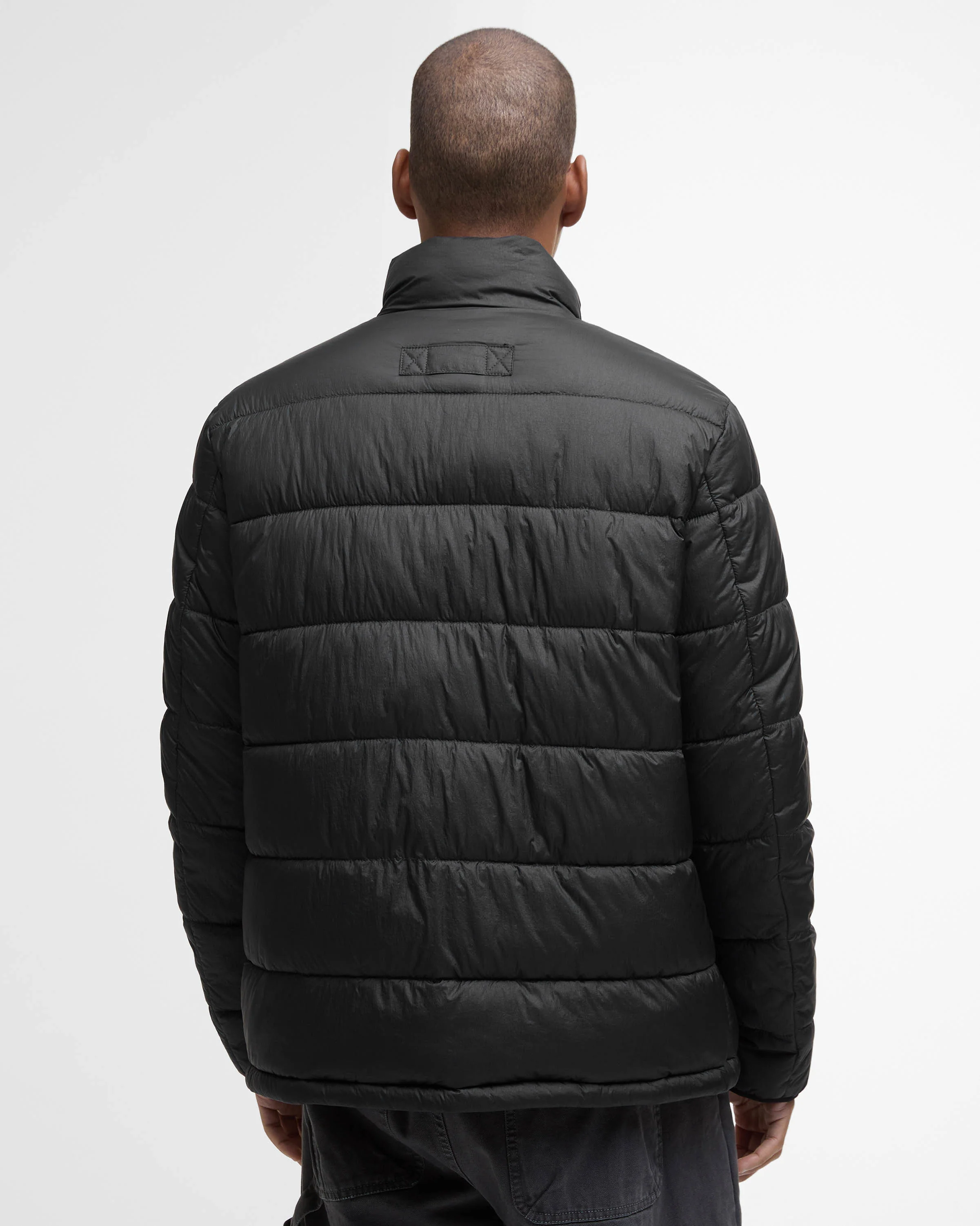Barbour Offshore Mens Quilted Jacket - Black - Image 4
