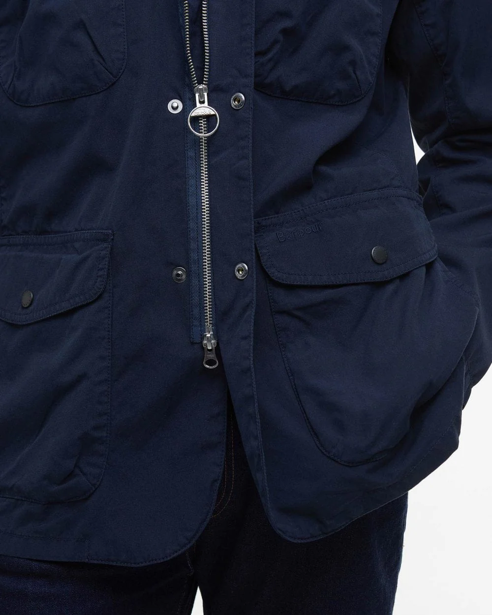 Barbour Ogston Mens Casual Jacket - Navy - Image 5