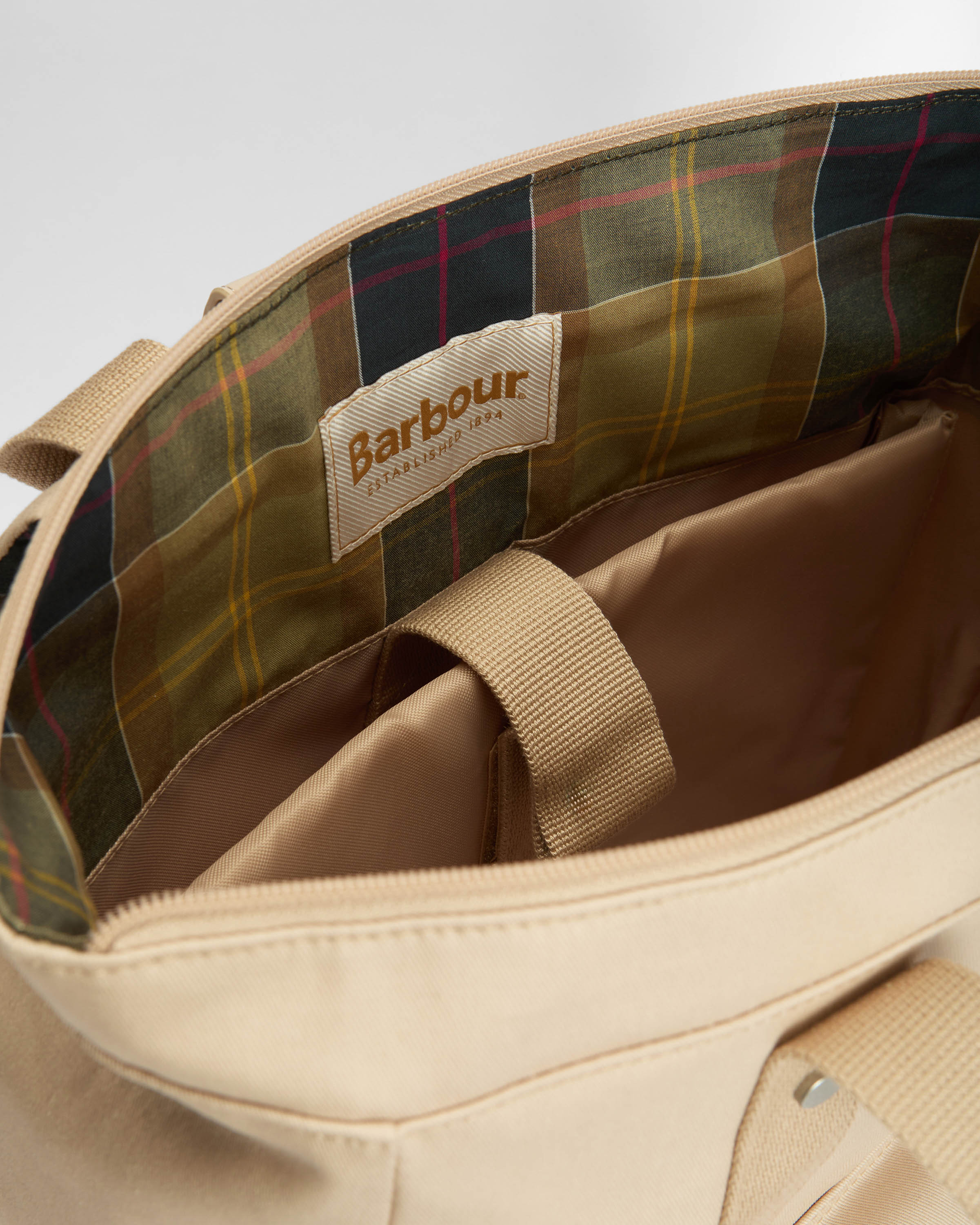 Barbour Olivia Womens Backpack - Beige - Image 4