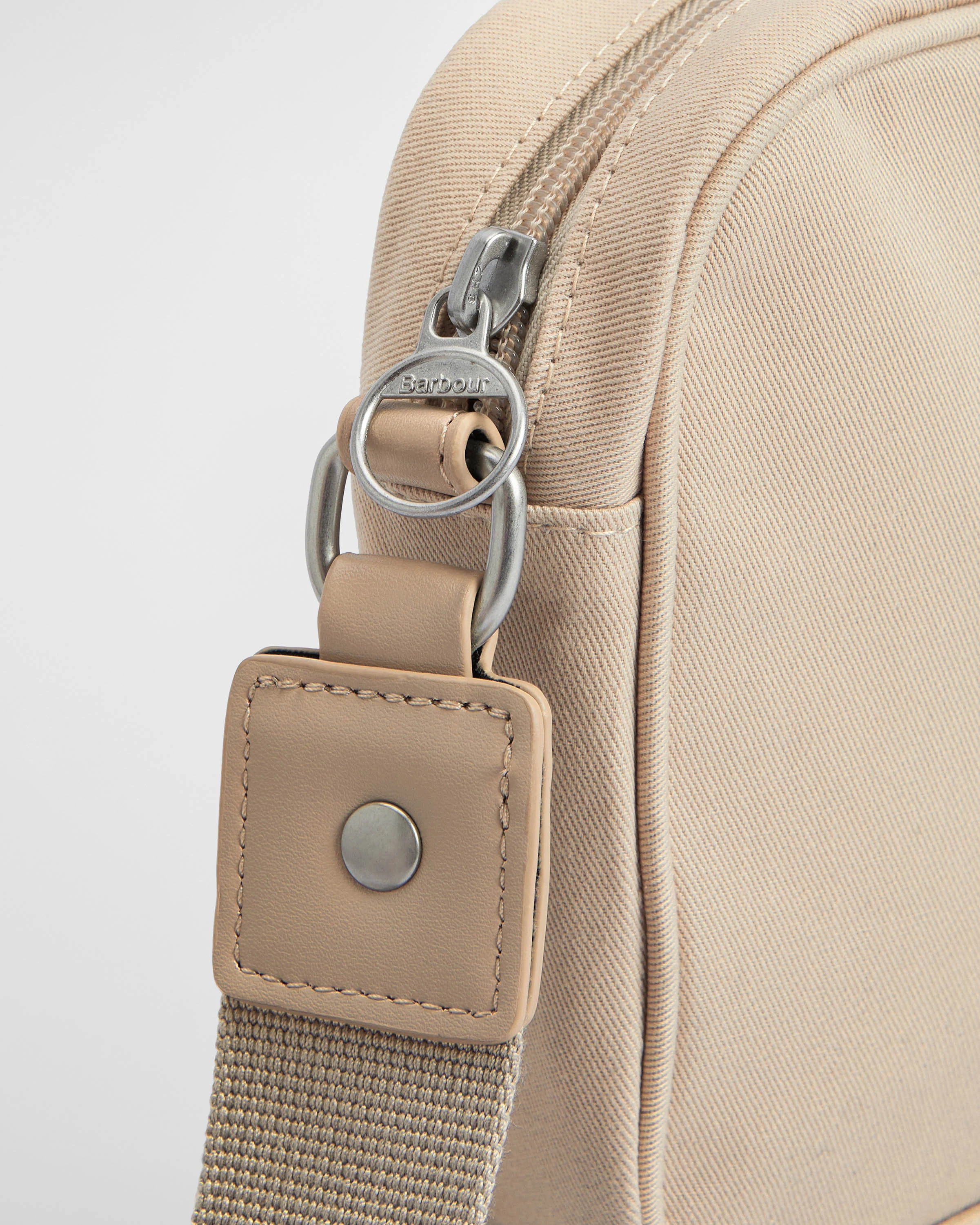 Barbour Olivia Womens Crossbody Bag - Pebbled Pink - Image 3