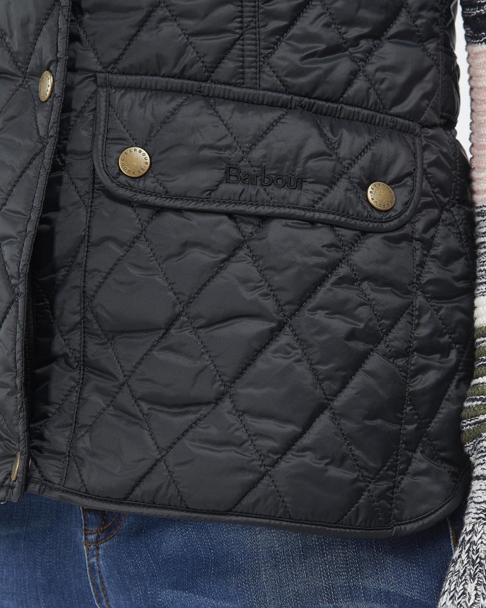 Barbour Otterburn Womens Gilet - Black - Image 3