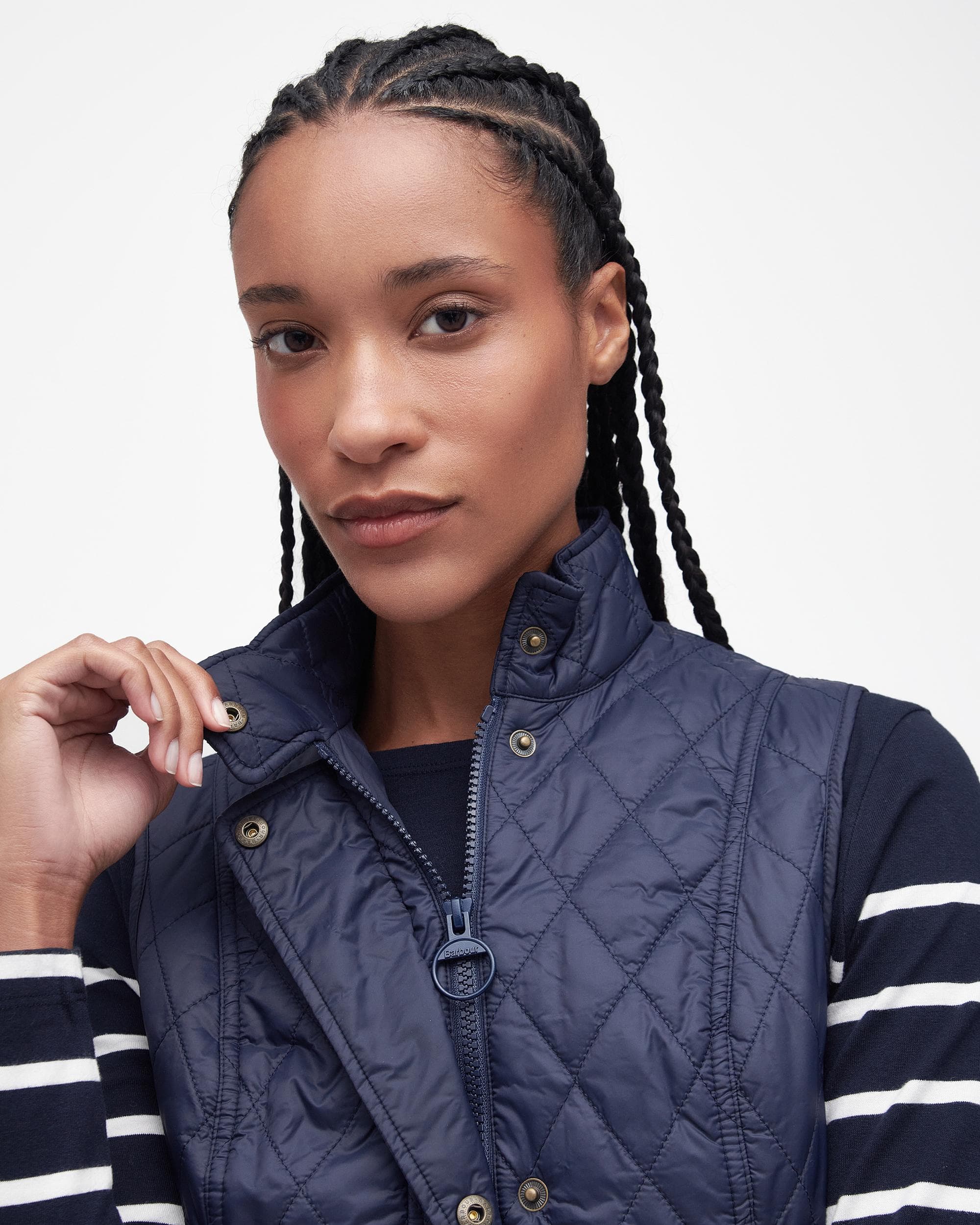 Barbour Otterburn Womens Gilet - Navy - Image 3