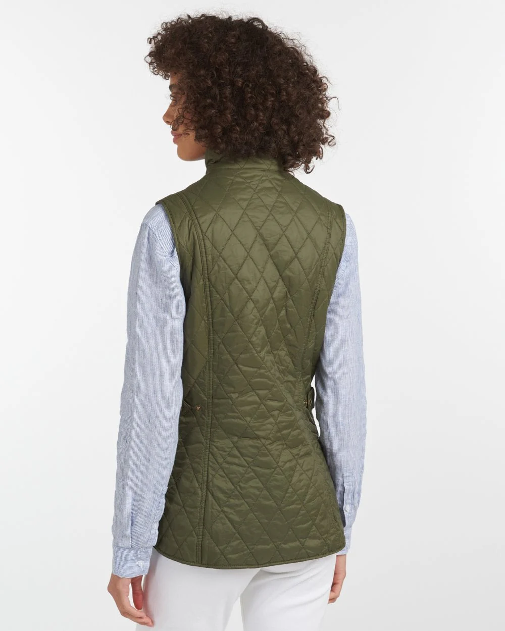 Barbour Otterburn Womens Gilet - Olive - Image 4