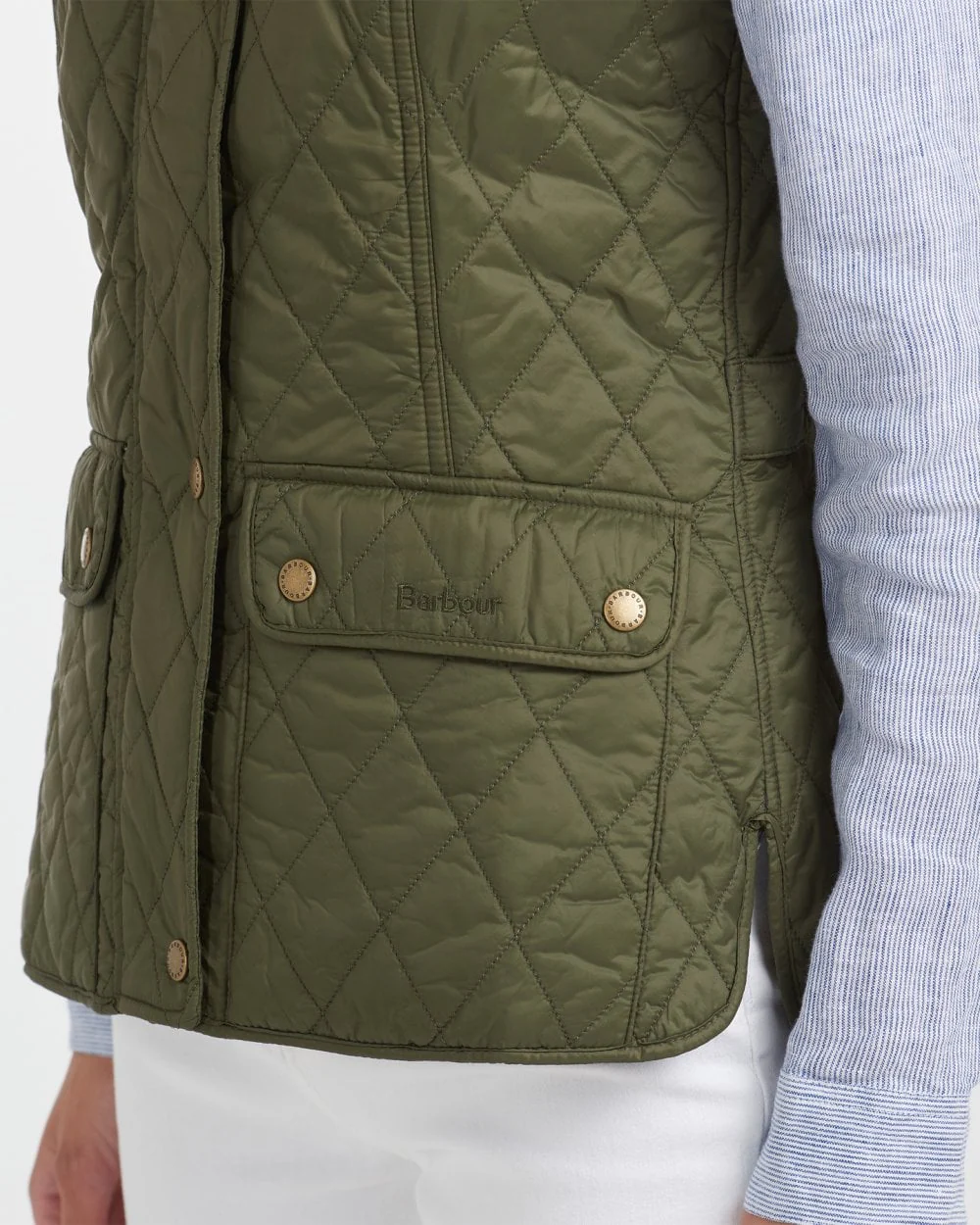 Barbour Otterburn Womens Gilet - Olive - Image 5