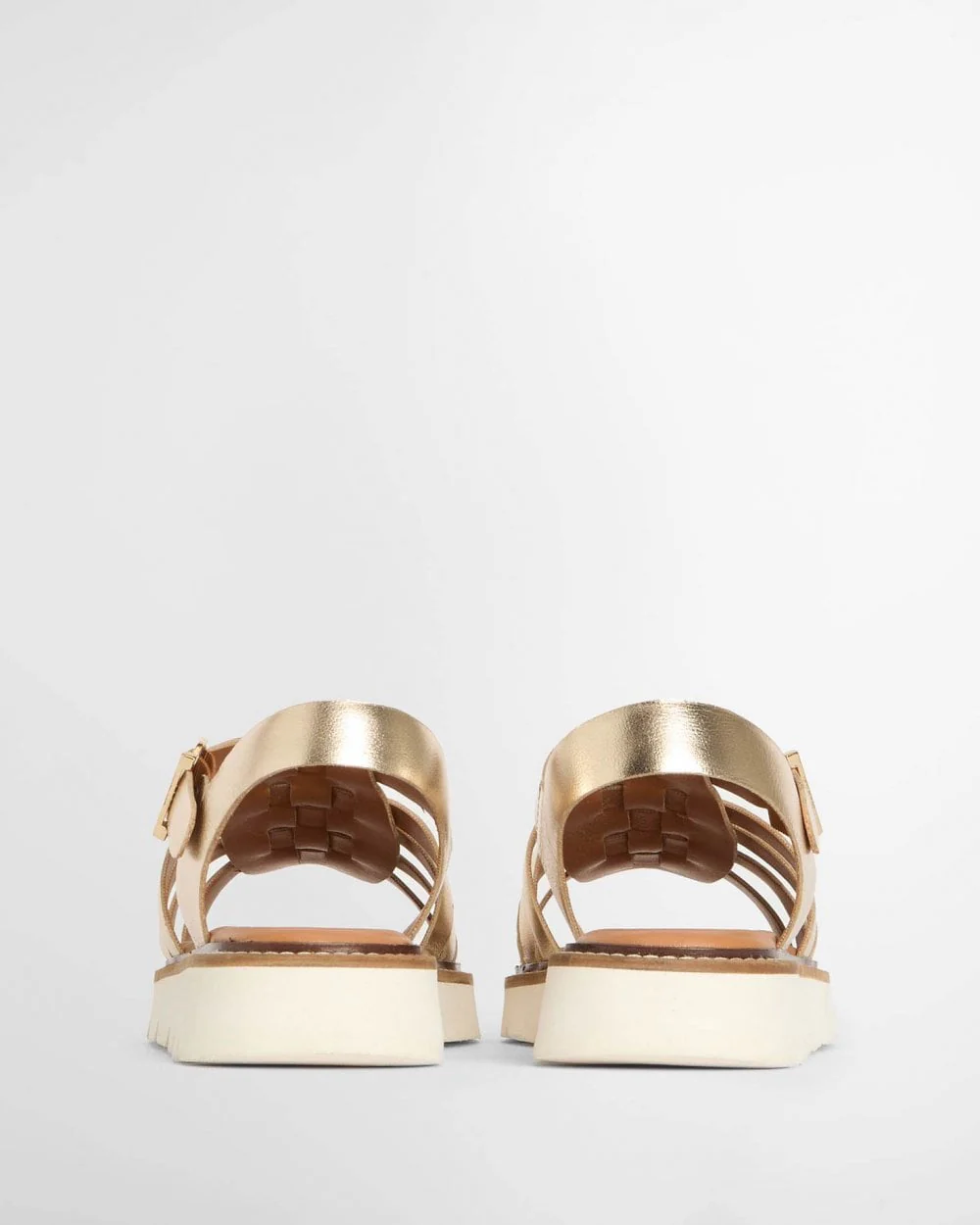 Barbour Otterburn Womens Sandals - Gold - Image 3