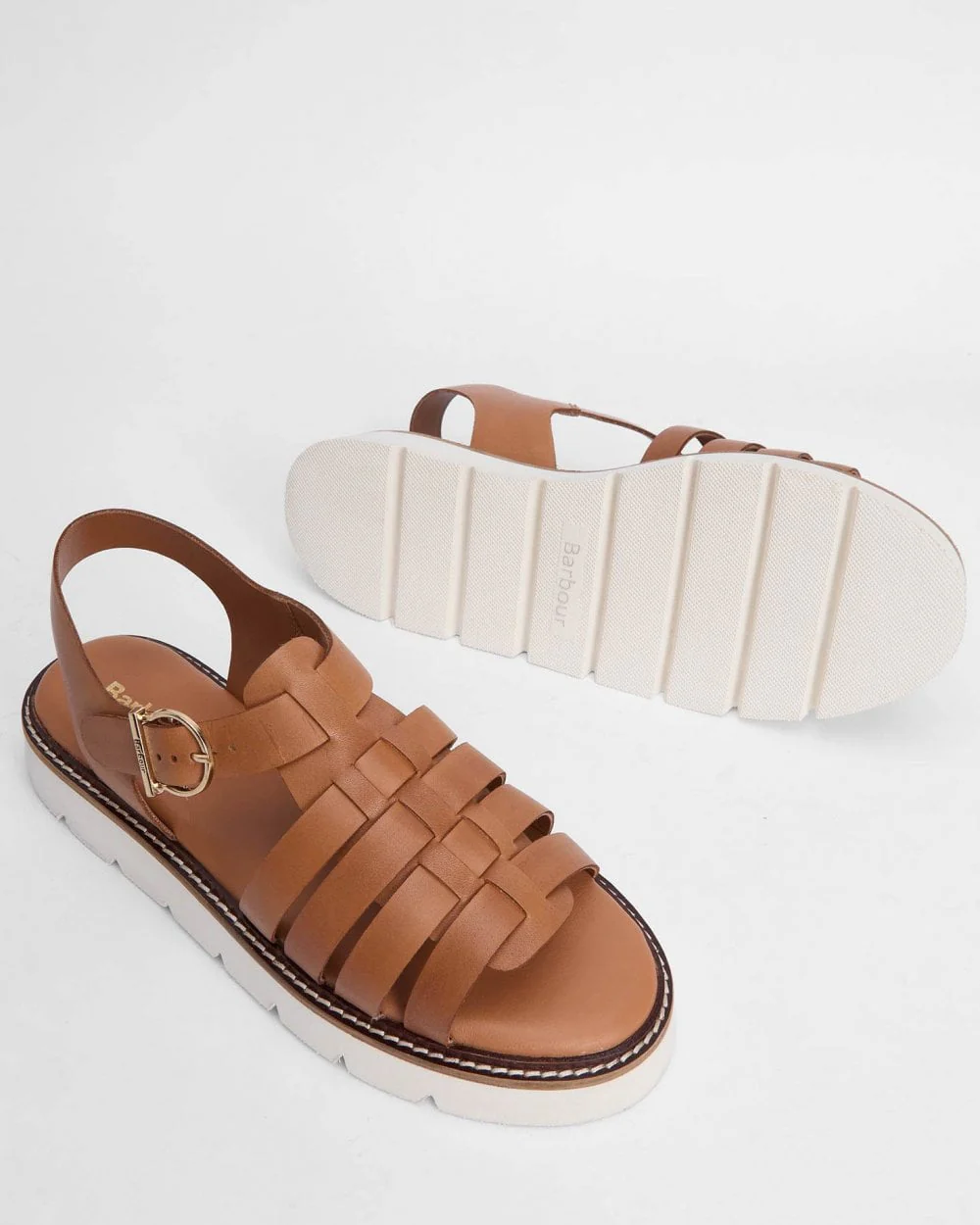 Barbour Otterburn Womens Sandals - Tan - Image 3
