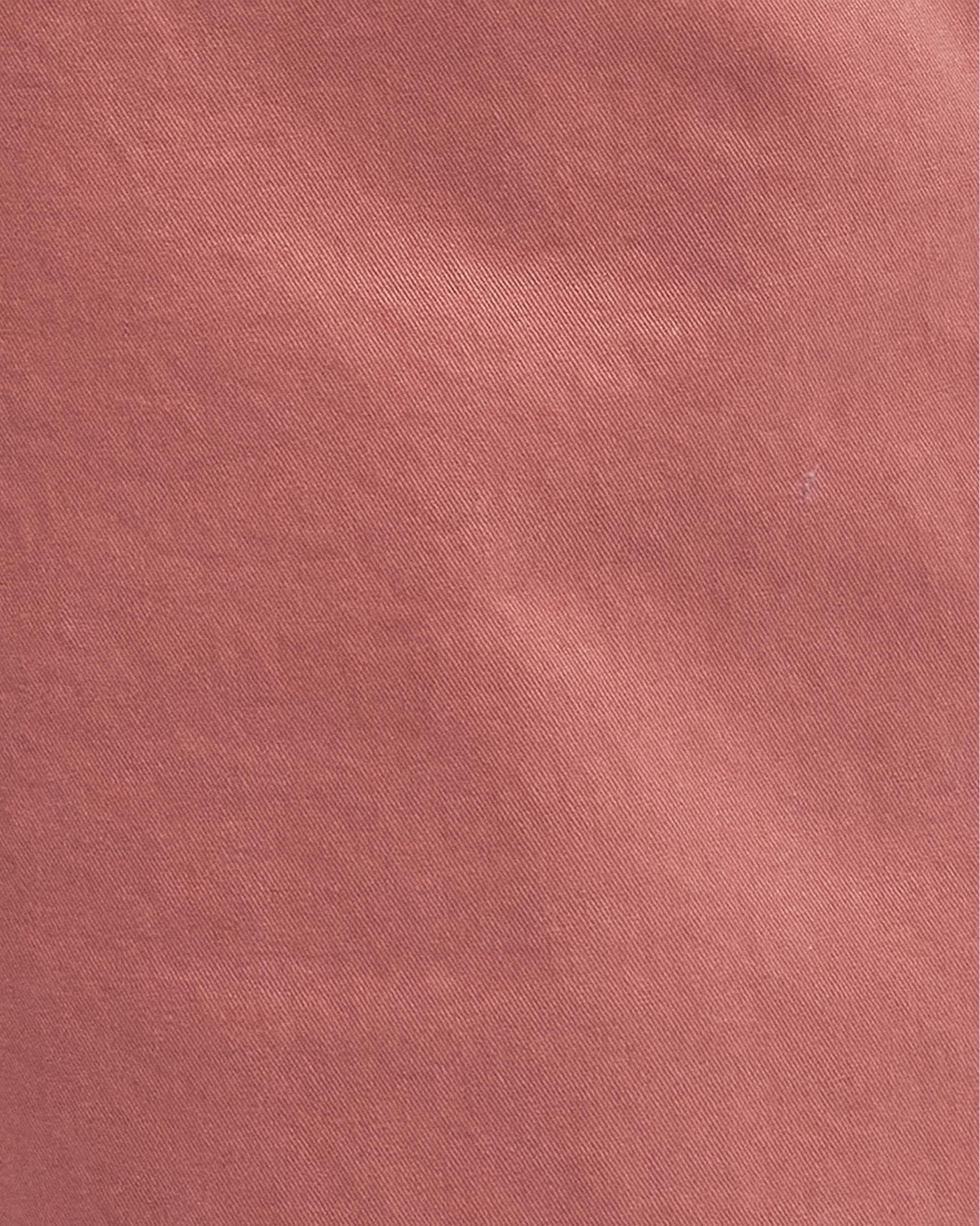 Barbour Overdyed Mens Twill Shorts - Pink Clay - Image 6