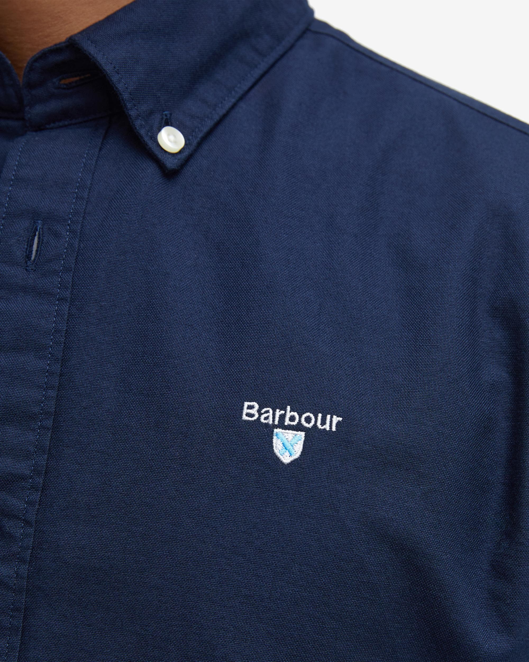 Barbour Oxtown Long Sleeve Mens Tailored Shirt - Navy - Image 5