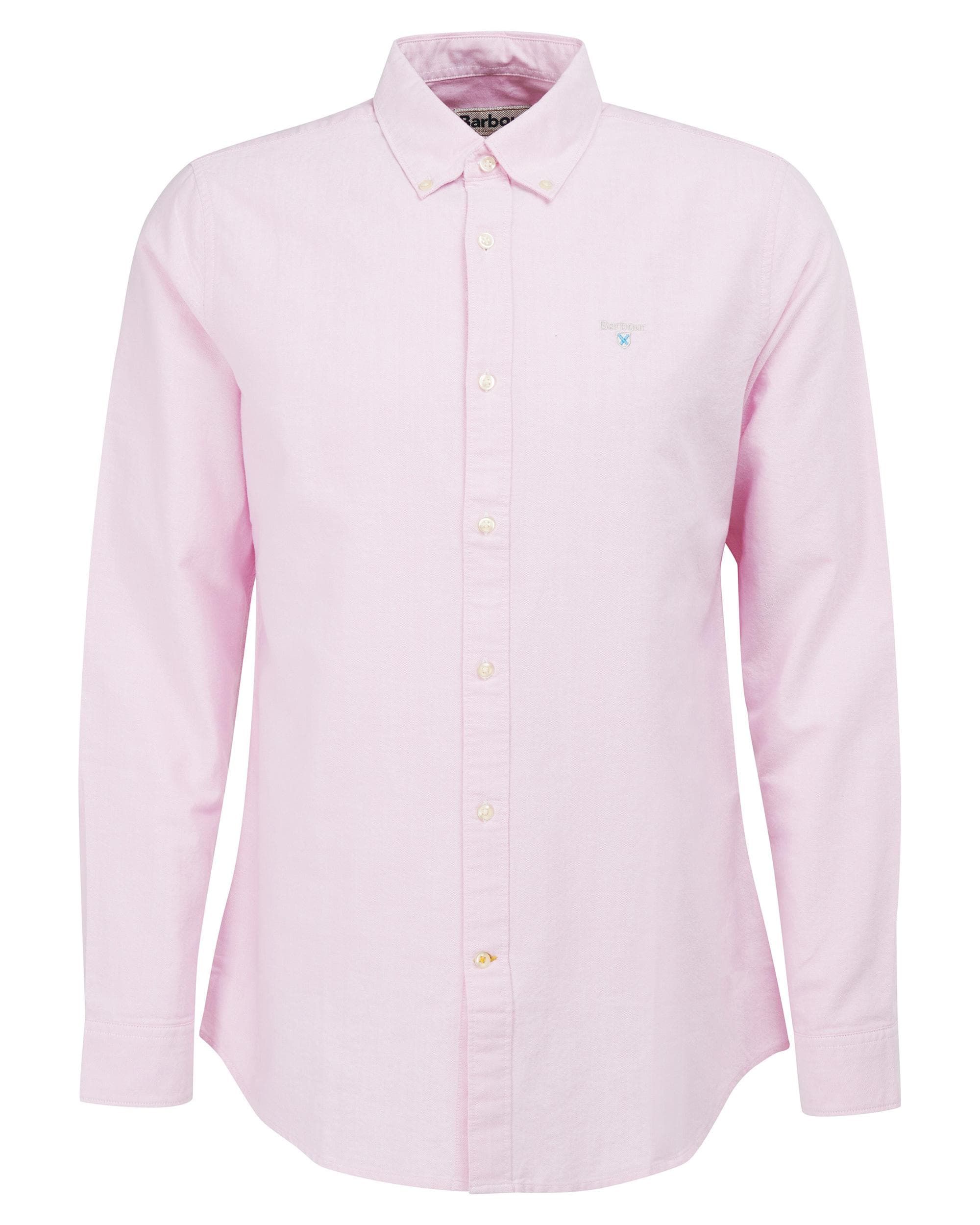 Barbour Oxtown Long Sleeve Mens Tailored Shirt - Pink - Image 7