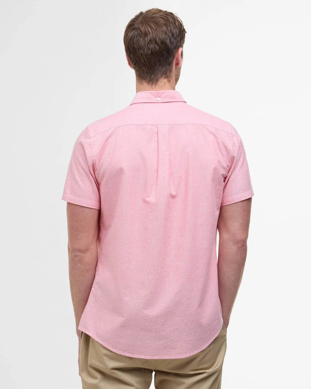 Barbour Oxtown Mens Tailored Shirt - Horizon Orange - Image 5