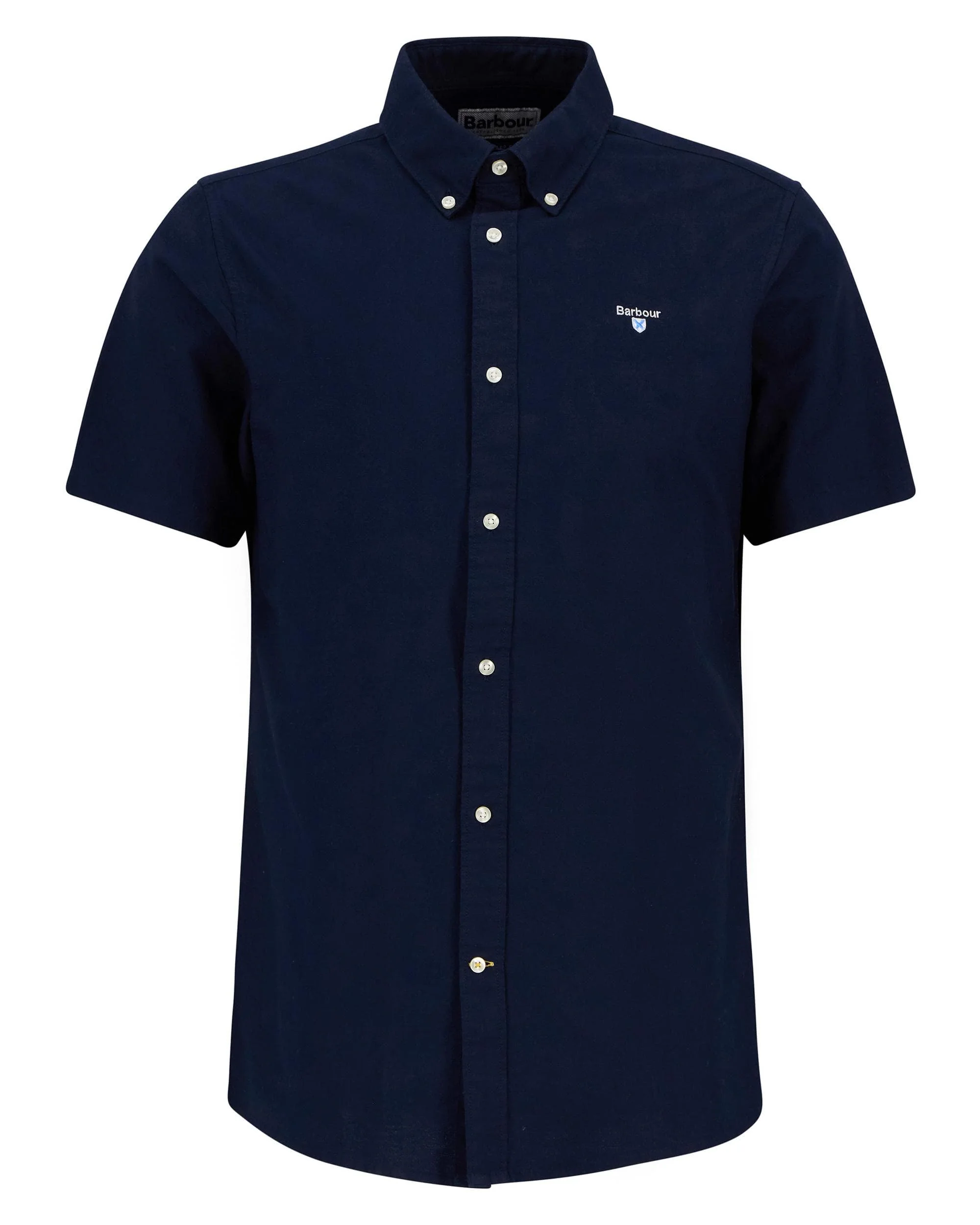 Barbour Oxtown Mens Tailored Shirt - Navy - Image 7
