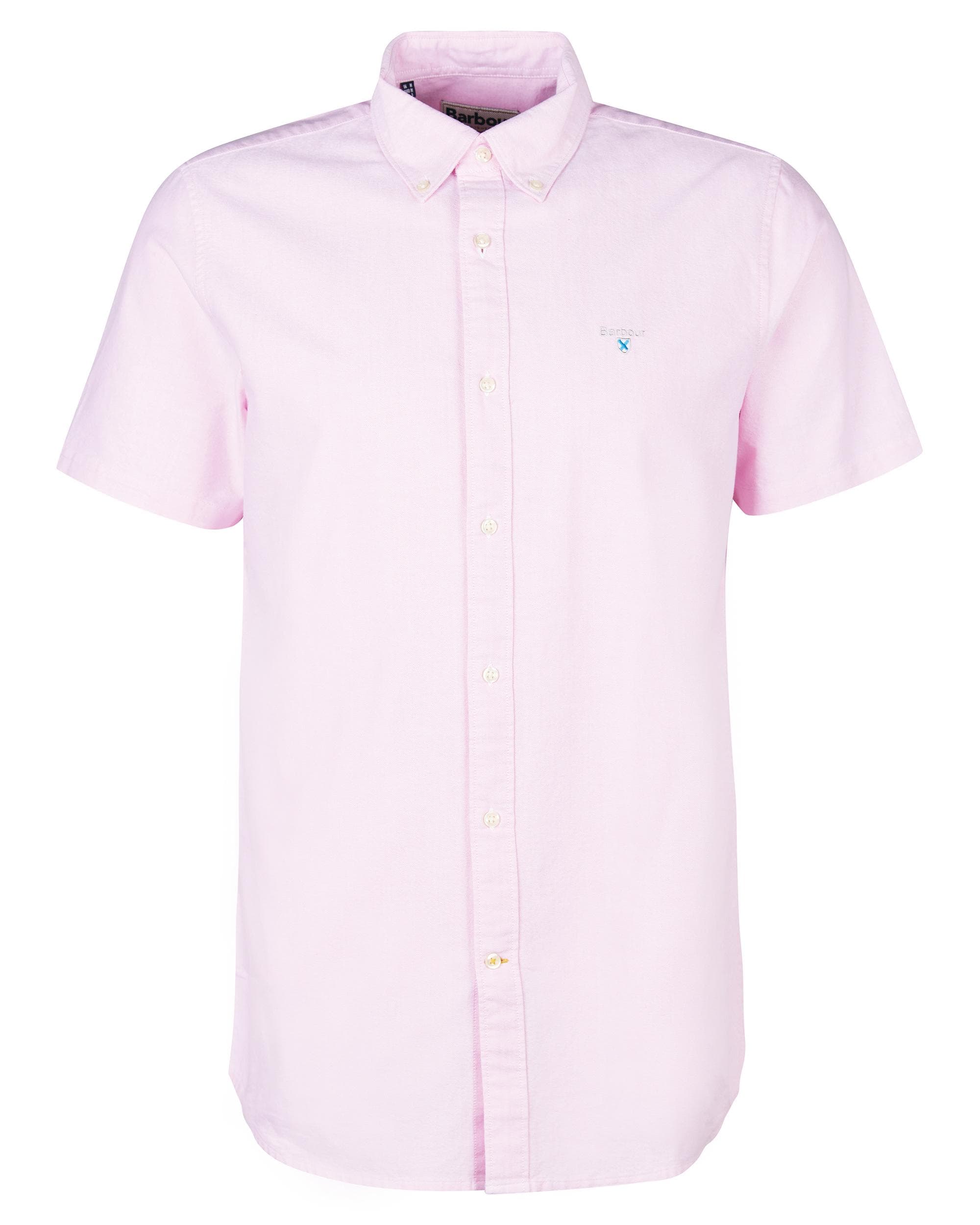 Barbour Oxtown Mens Tailored Shirt - Pink - Image 7