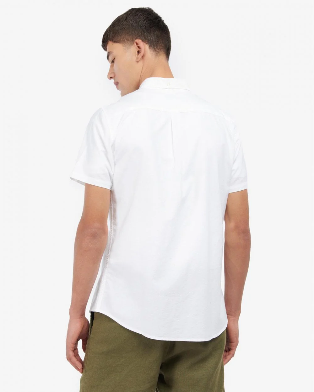 Barbour Oxtown Mens Tailored Shirt - White - Image 5