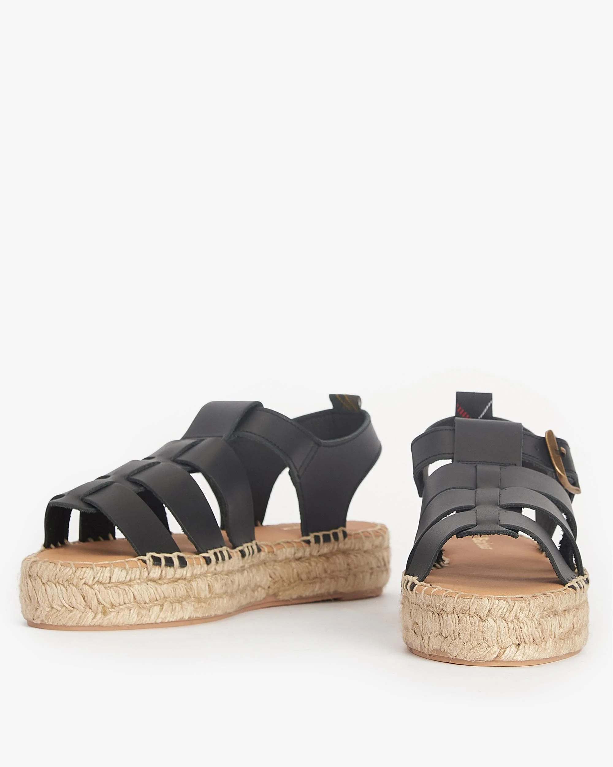 Barbour Paloma Womens Platform Espadrille - Black - Image 2