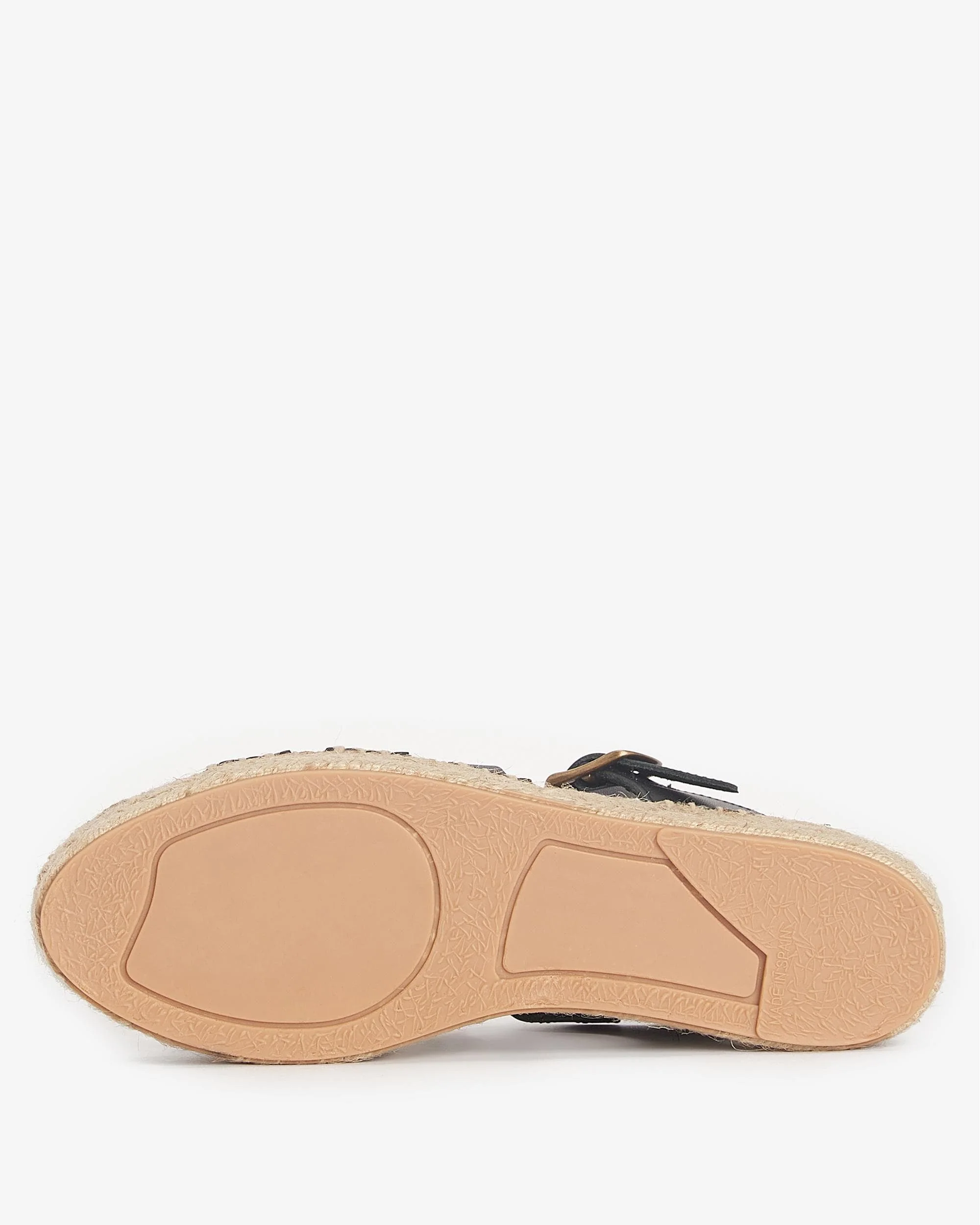 Barbour Paloma Womens Platform Espadrille - Black - Image 3