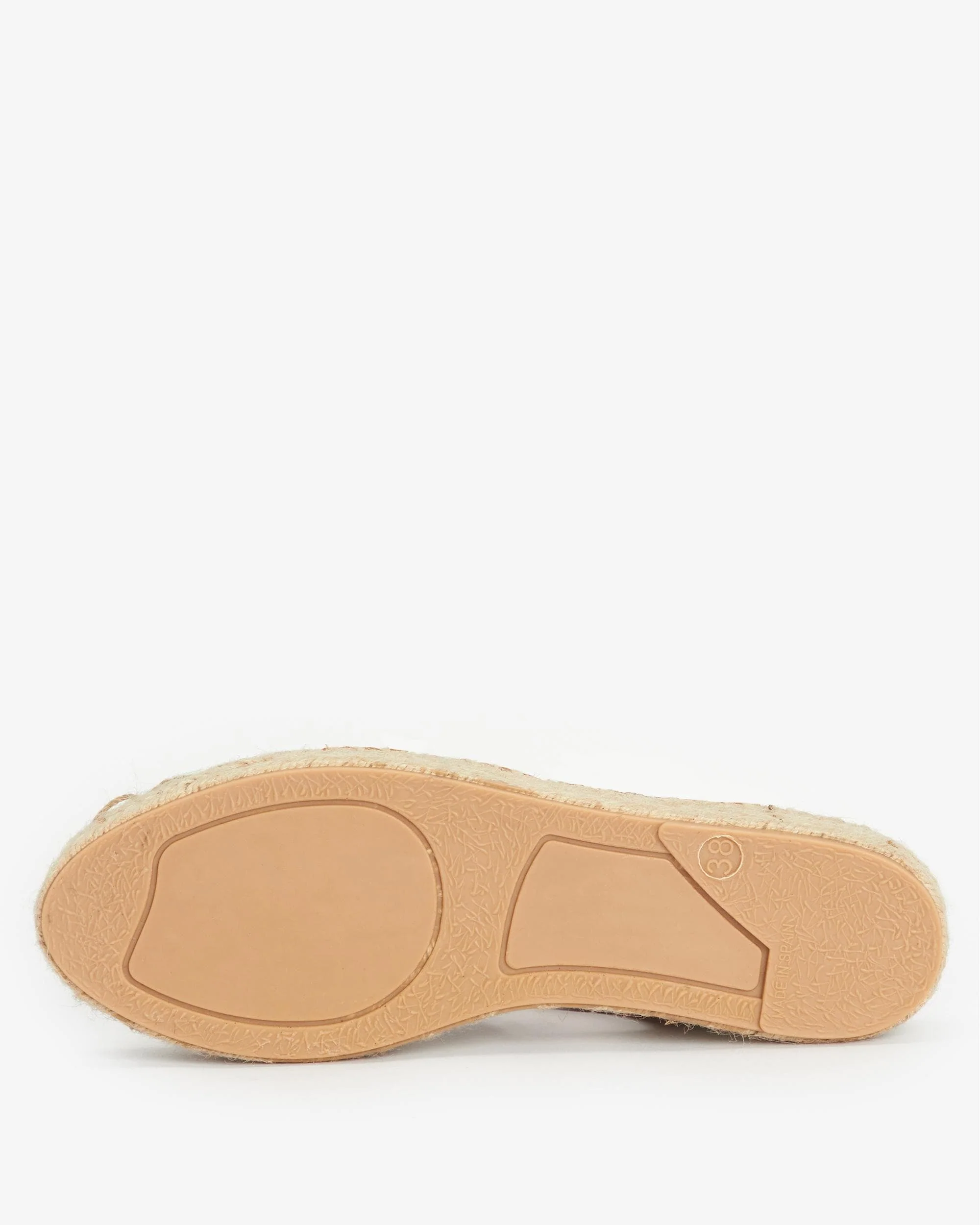 Barbour Paloma Womens Platform Espadrille - Tan - Image 3