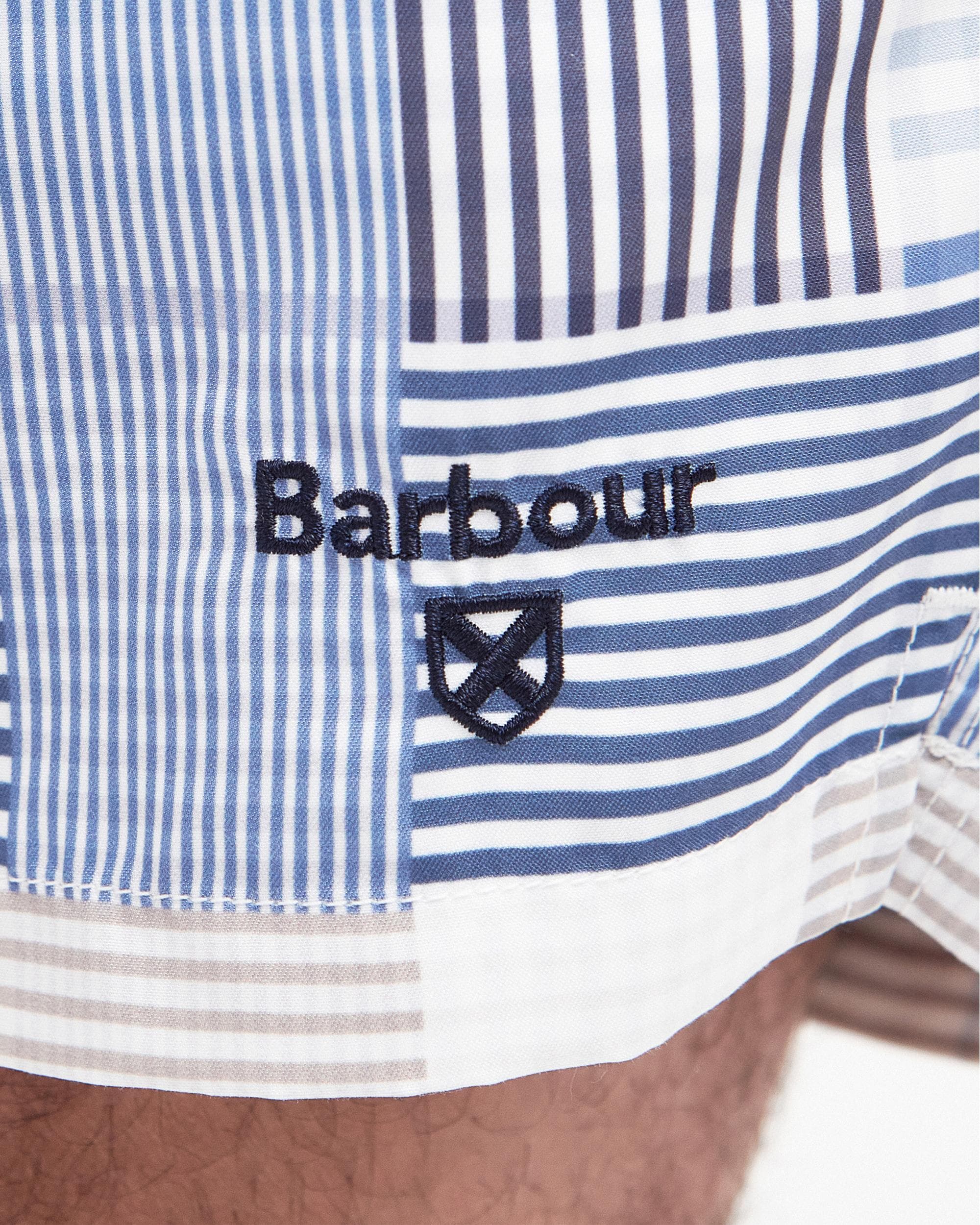 Barbour Patch Mens Swim Shorts - Image 3