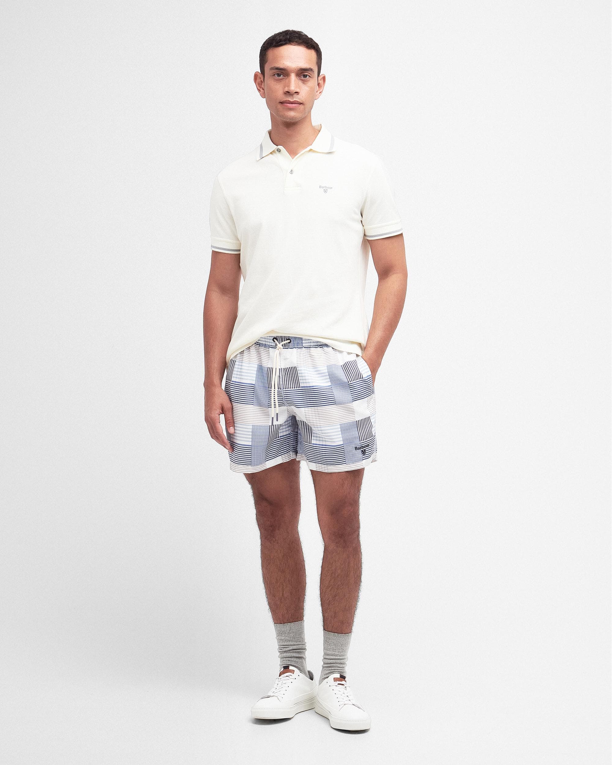 Barbour Patch Mens Swim Shorts - Image 4